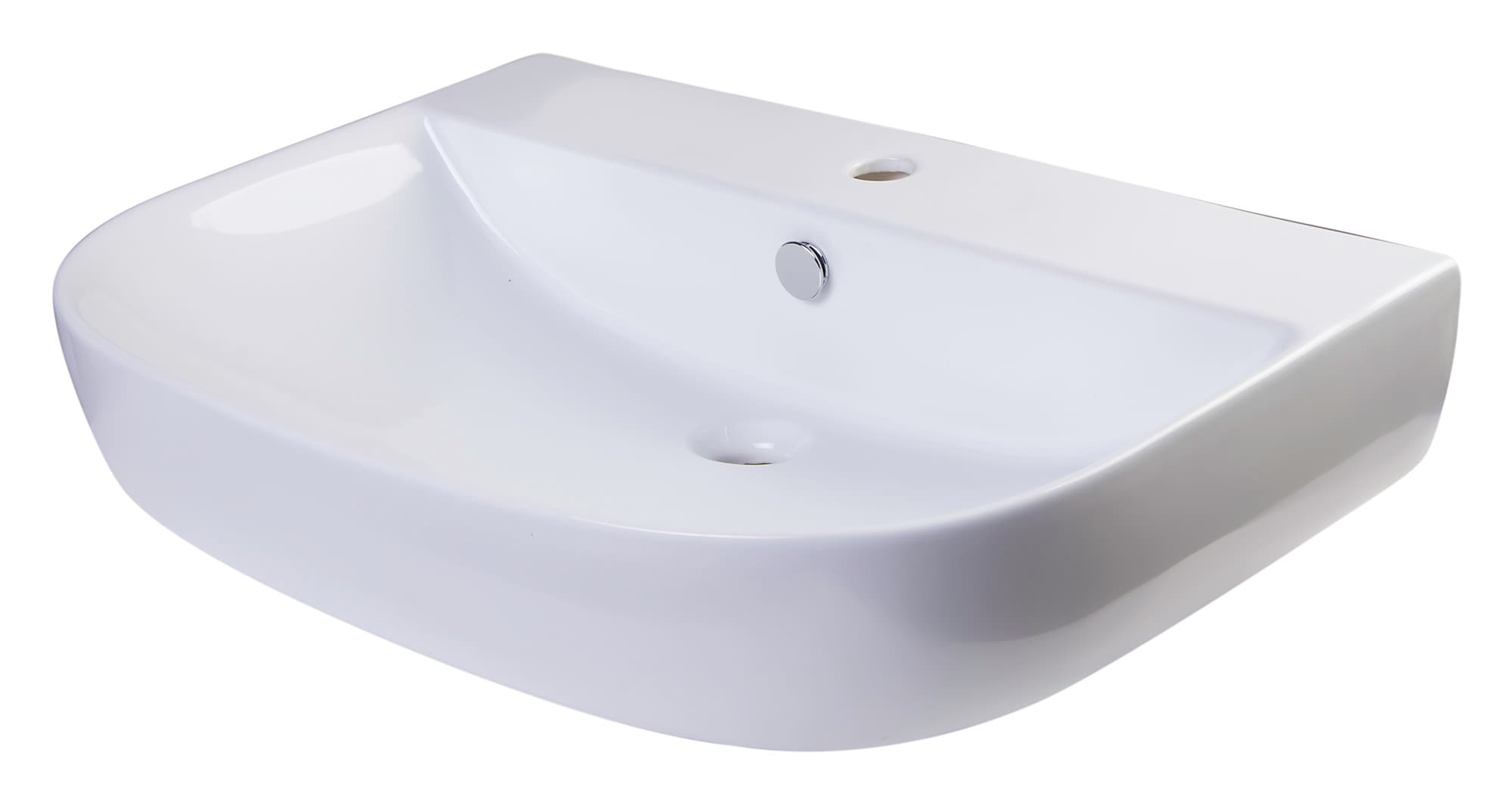 ALFI AB112 28" White Wall Mounted Porcelain Bathroom Sink - image 1