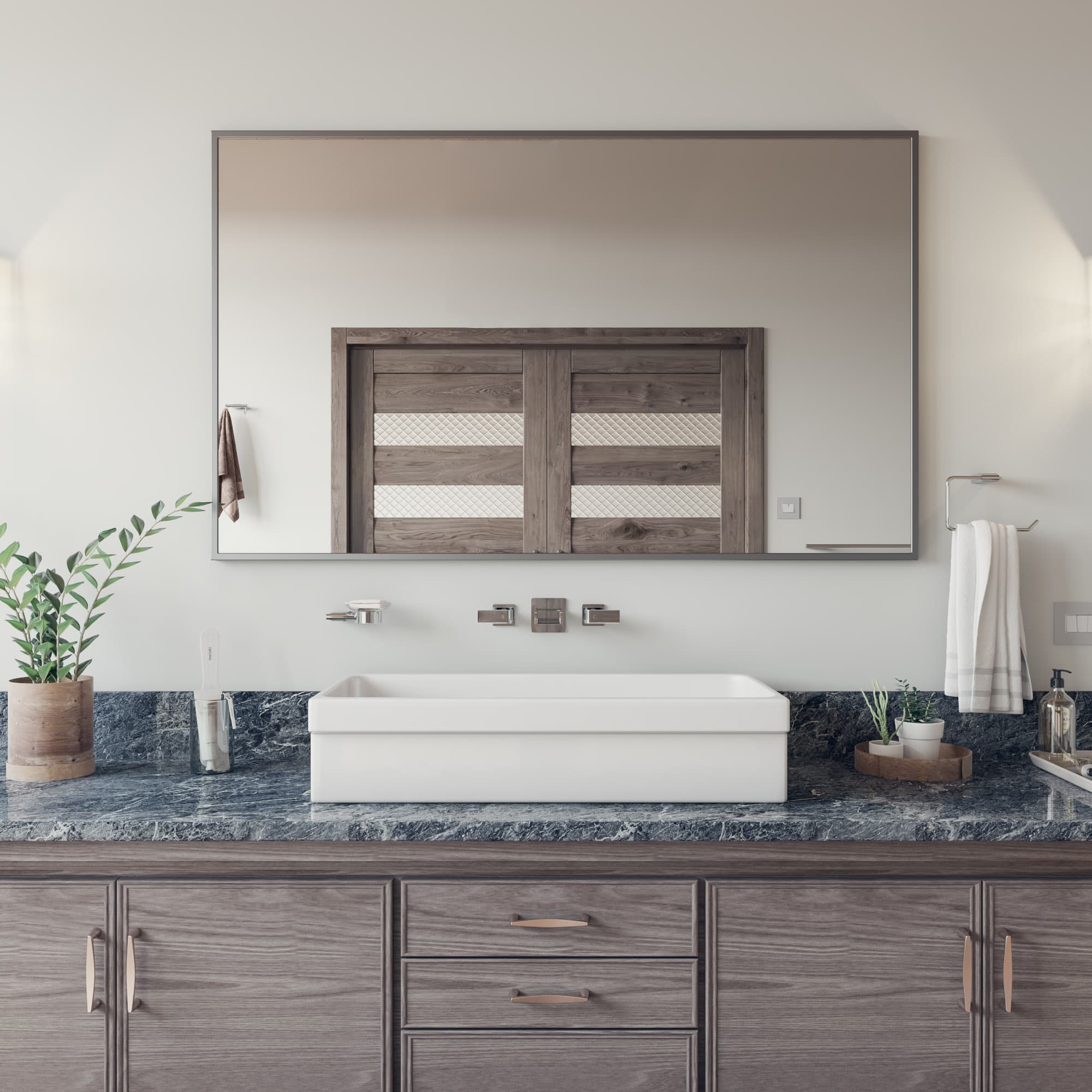 ALFI AB36TR 36" White Fireclay Bath Trough Bathroom Sink - image 3