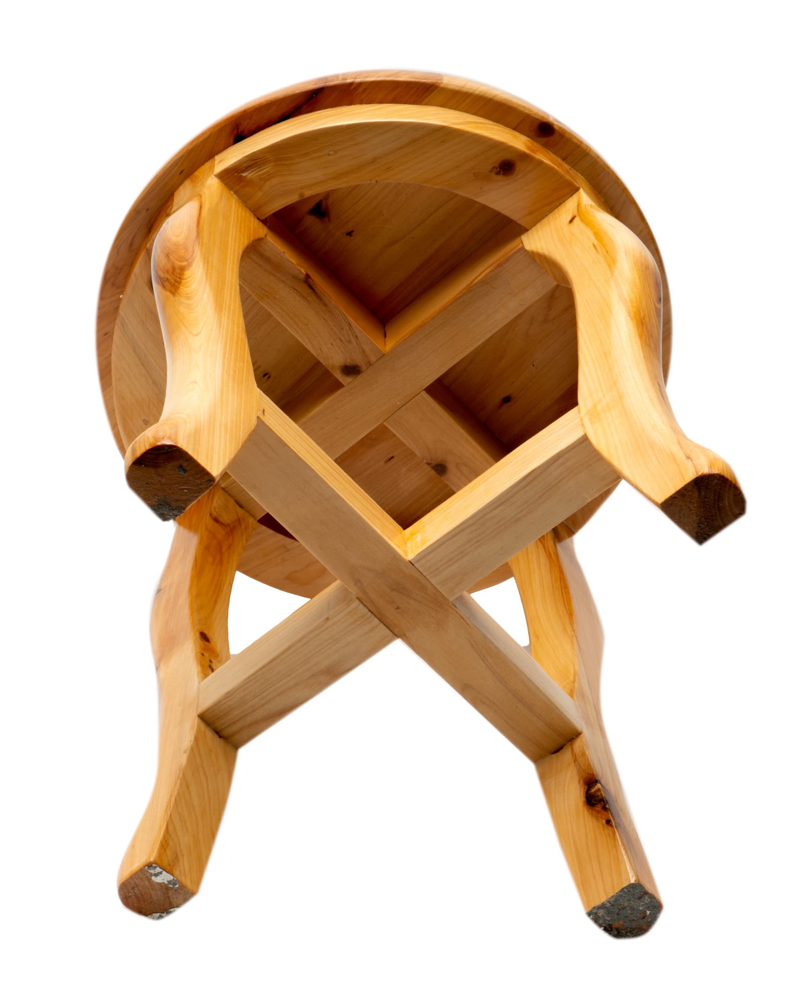ALFI AB4406 Cedar Wood Round Stool Bench - image 4