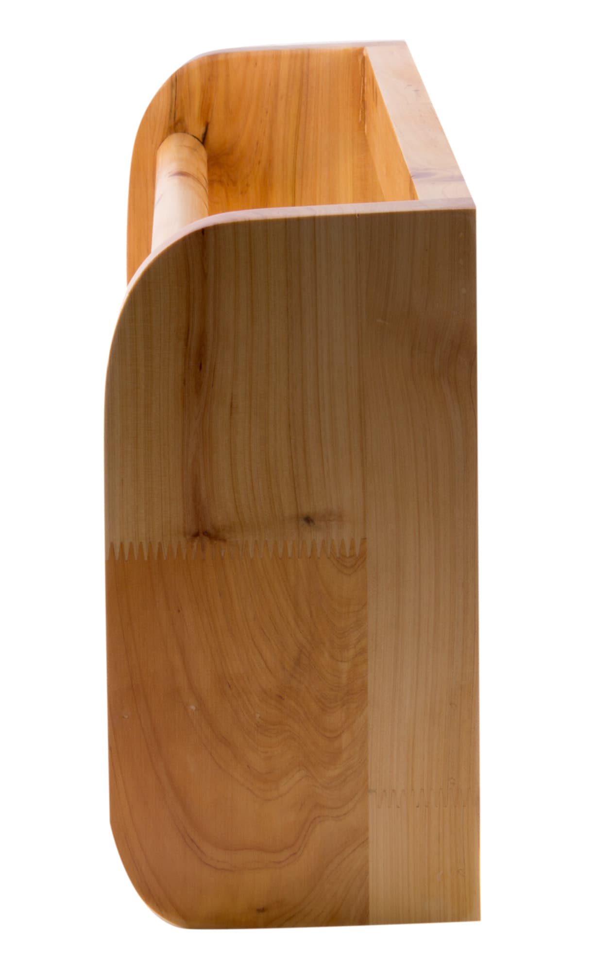 ALFI AB5508 18" Wall Mounted Wooden Shelf & Hooks, Shower Caddy - image 3