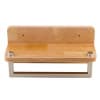 ALFI AB5510 12" Wooden Shelf Towel Bar - image 3
