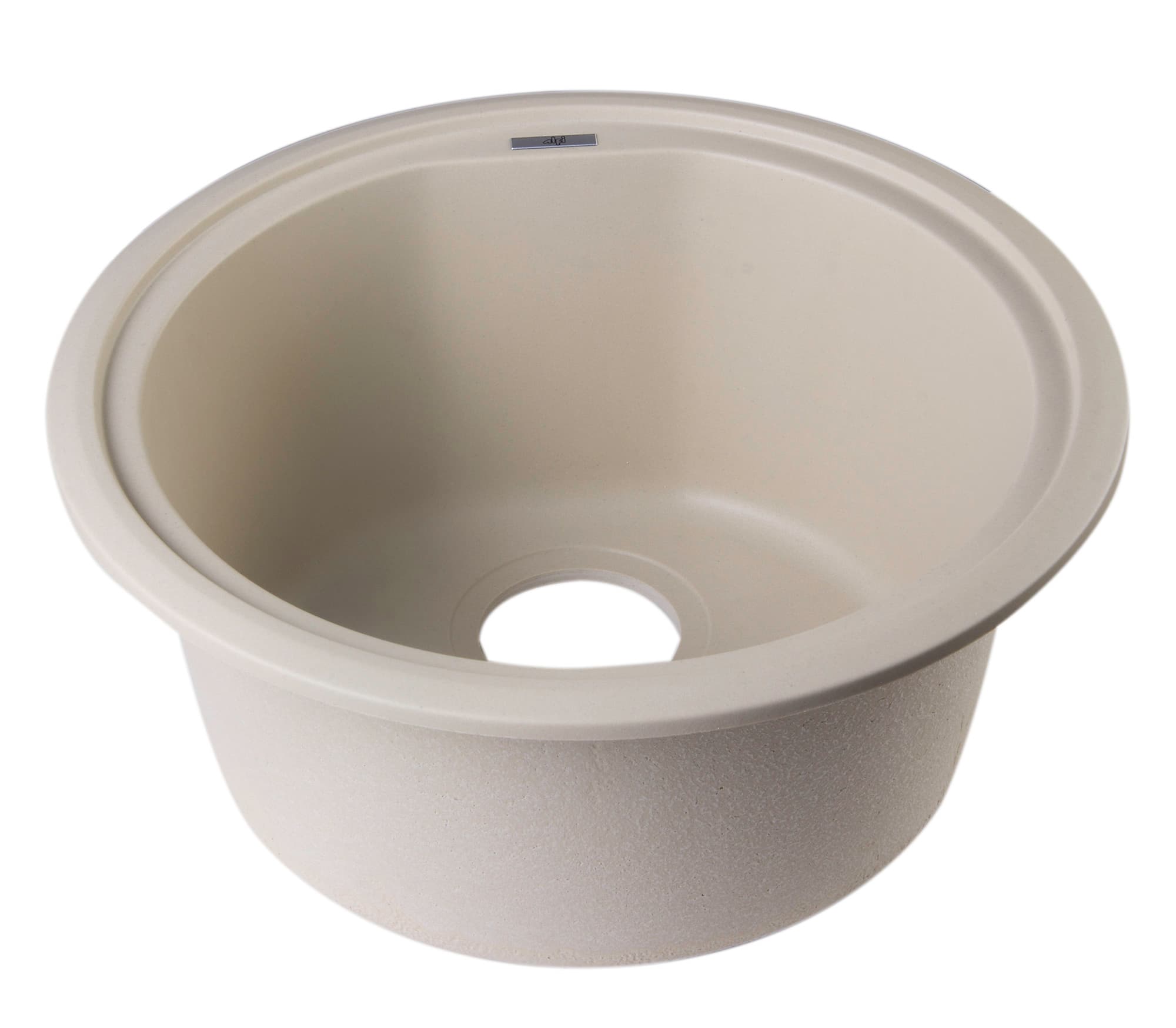 ALFI AB1717UM 17" Undermount Round Granite Composite Kitchen Prep Sink - image 5