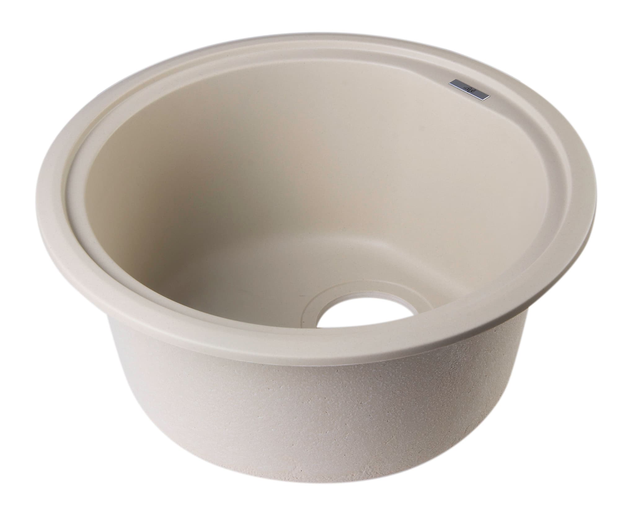 ALFI AB1717UM 17" Undermount Round Granite Composite Kitchen Prep Sink - image 7