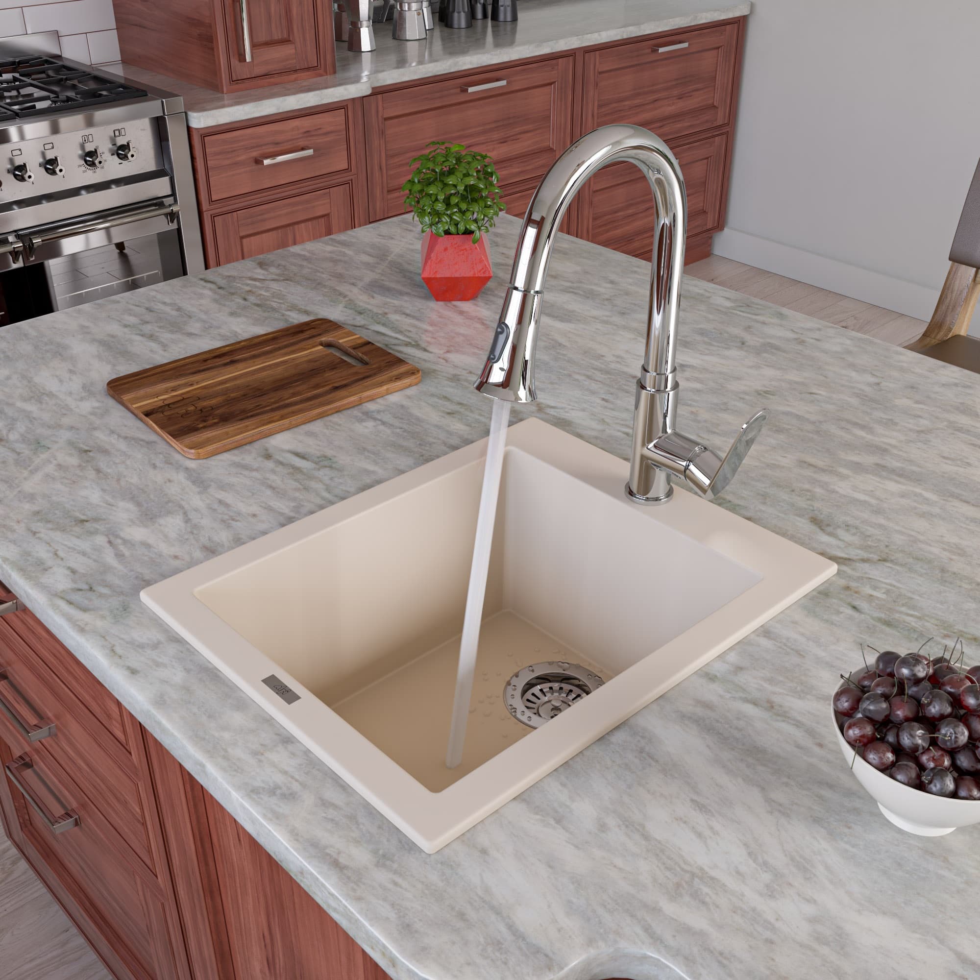 ALFI AB1720DI Granite Composite Kitchen Prep Sink - image 1