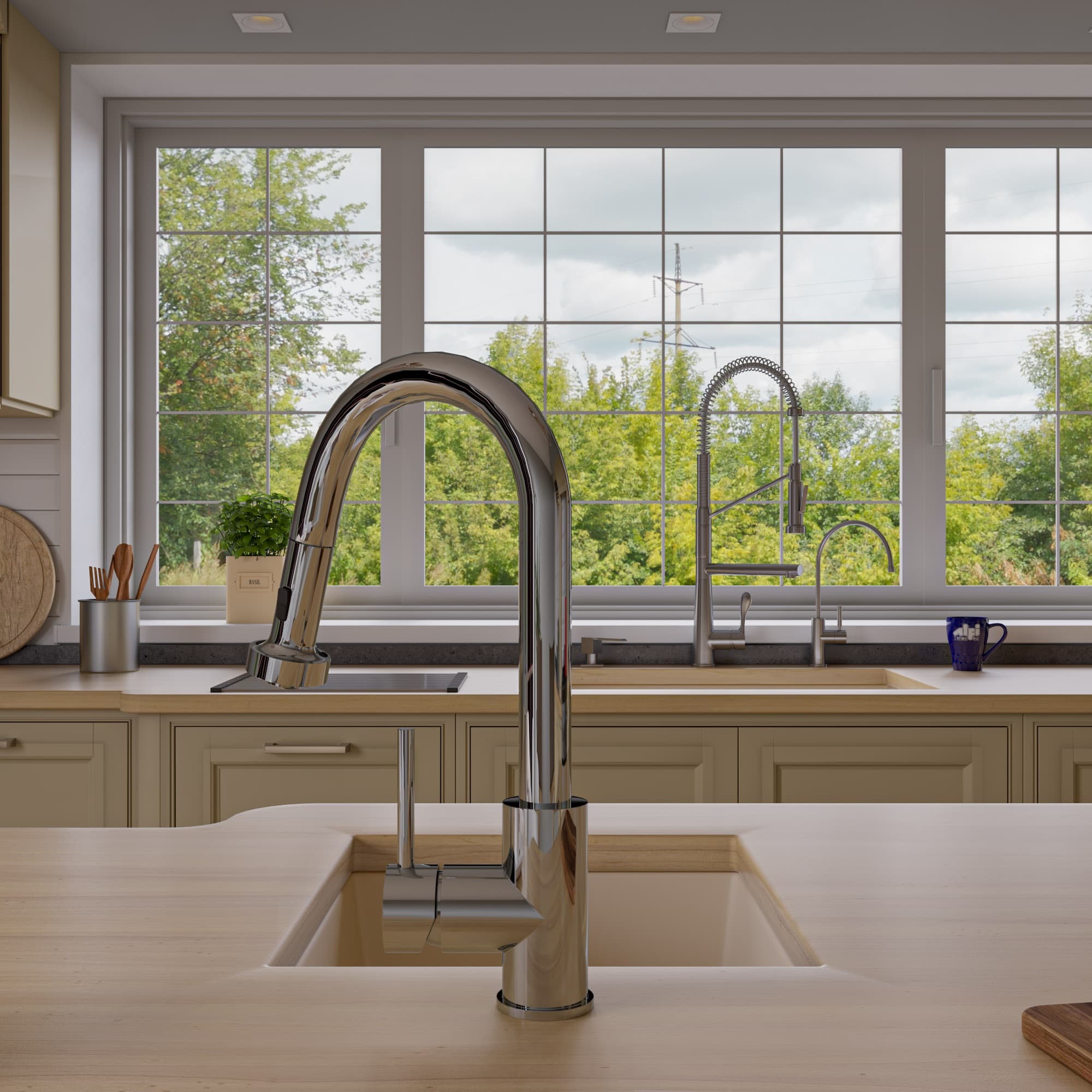 ALFI AB1720UM Undermount Rectangular Granite Composite Kitchen Prep Sink - image 6