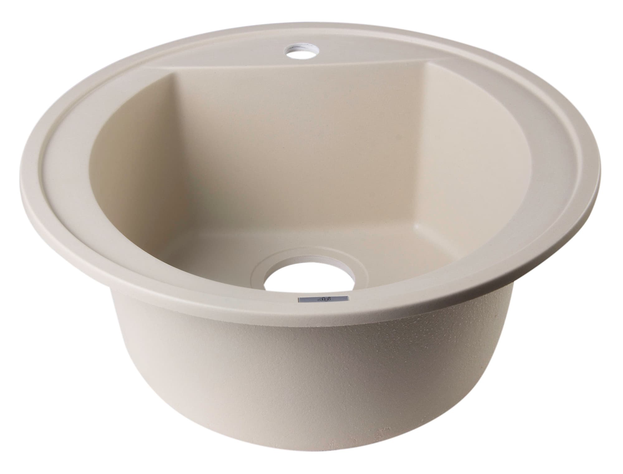 ALFI AB2020DI 20" Round Granite Composite Kitchen Prep Sink - image 4