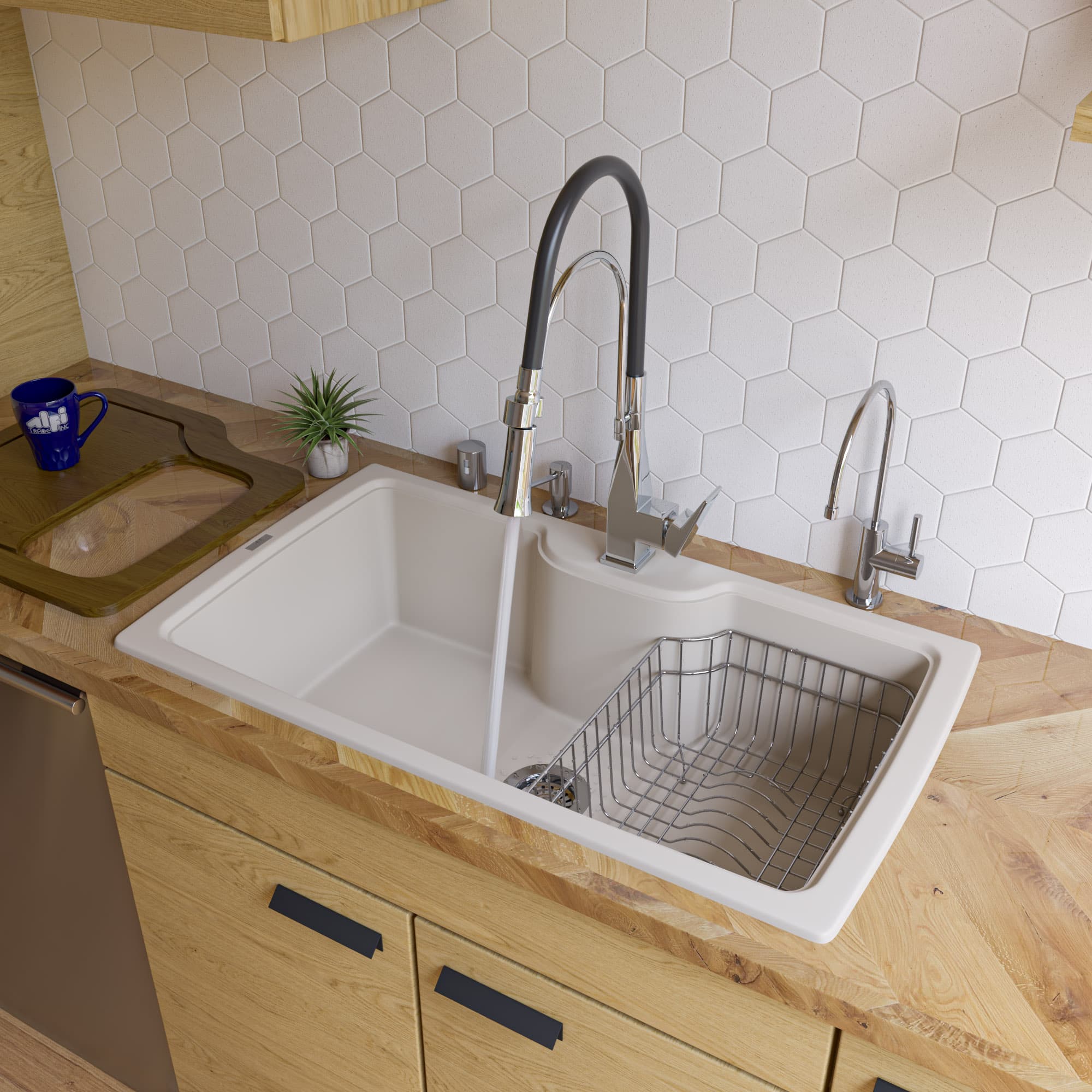 ALFI AB3520DI Single Bowl Granite Composite Kitchen Sink - image 1