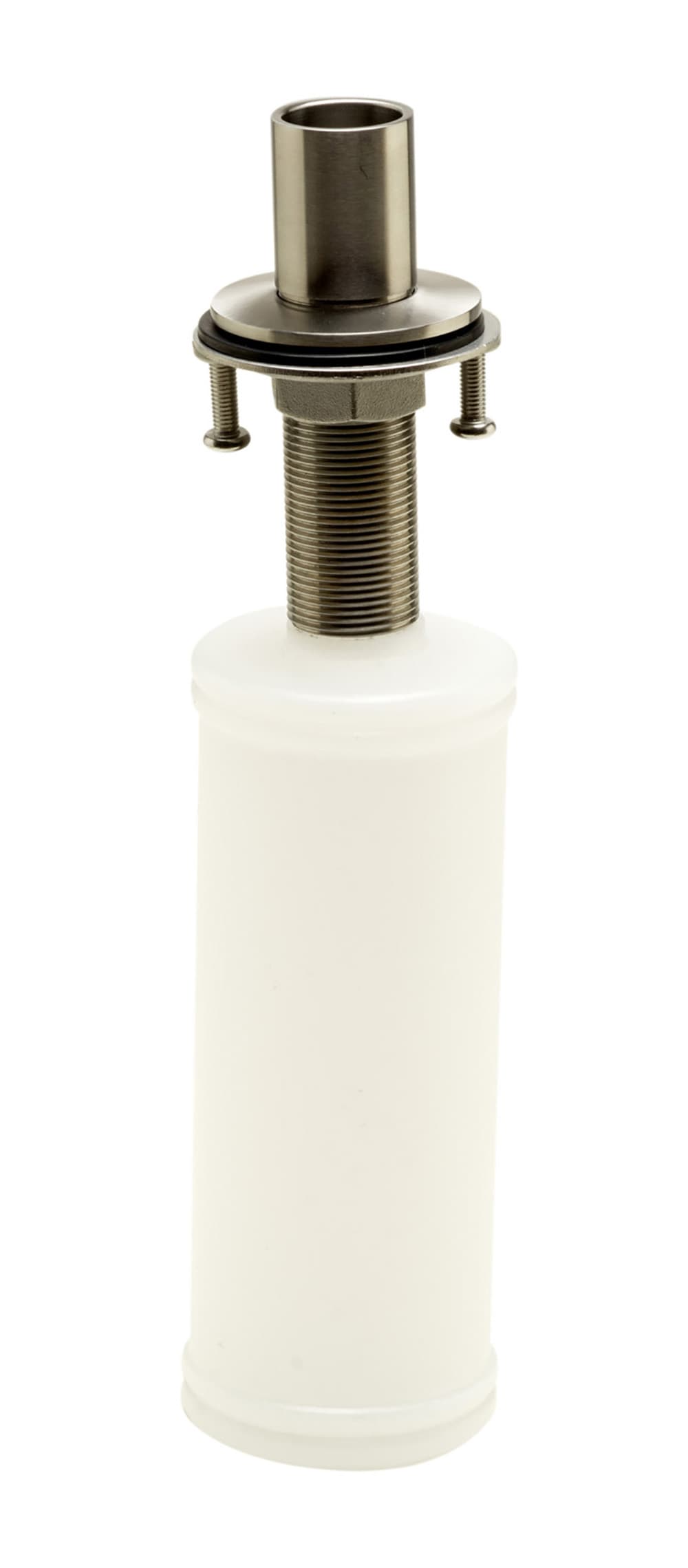 ALFI AB5006 Modern Round Brushed Stainless Steel Soap Dispenser - image 4