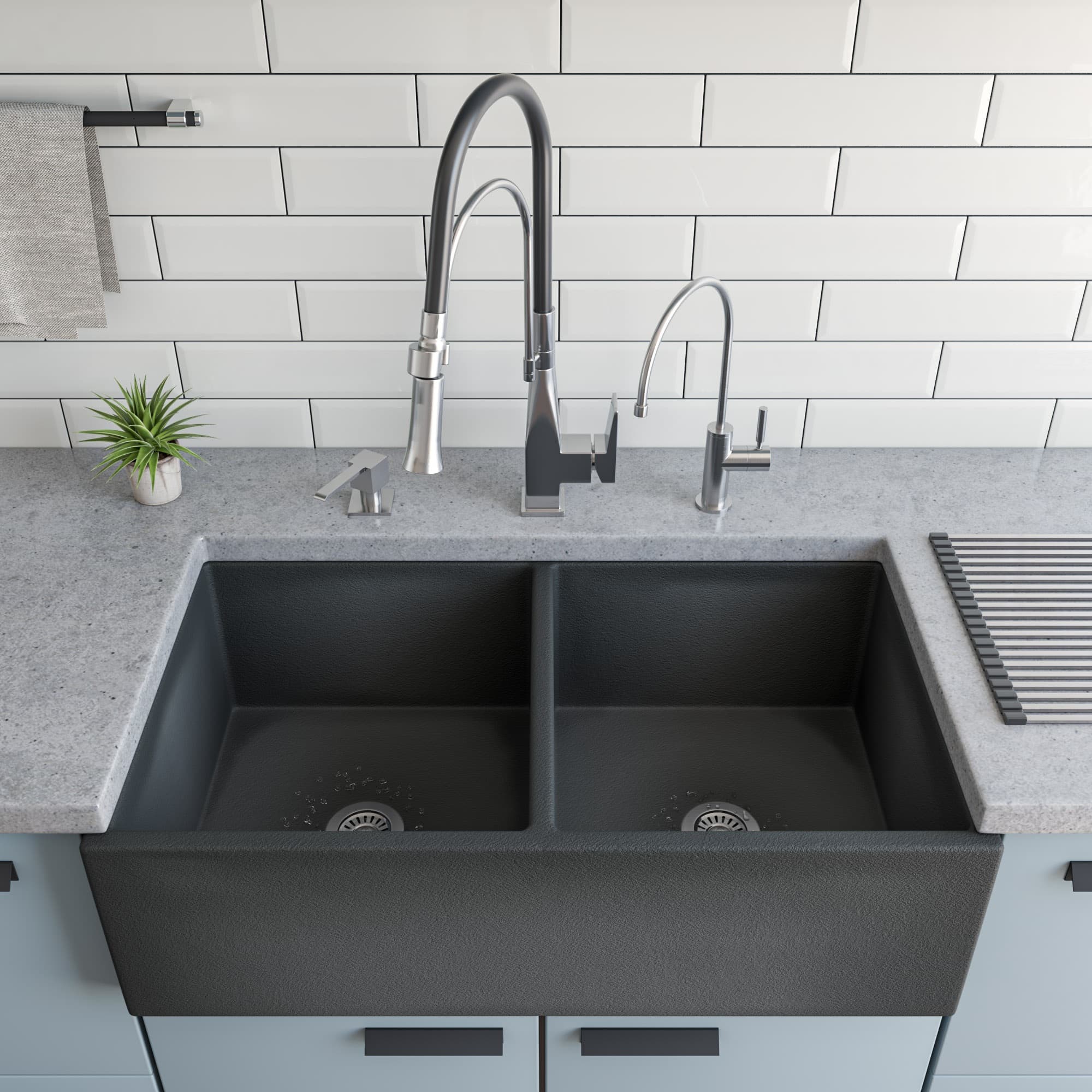 ALFI AB5007 Modern Square Soap Dispenser - image 3