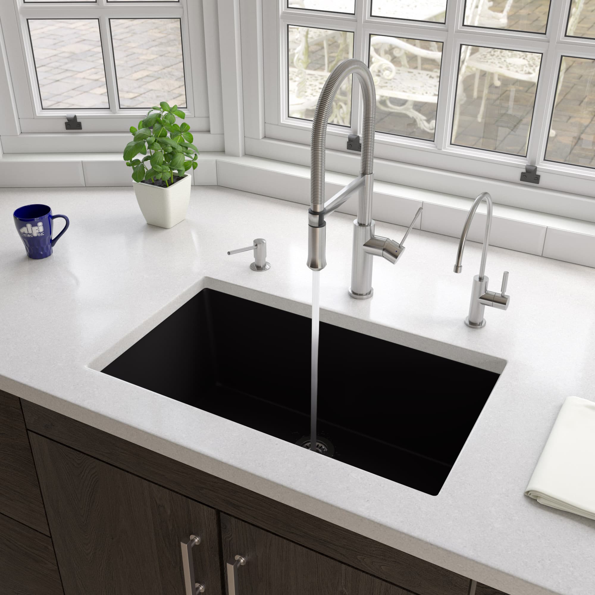ALFI AB3018UD Fireclay Kitchen Sink - image 2
