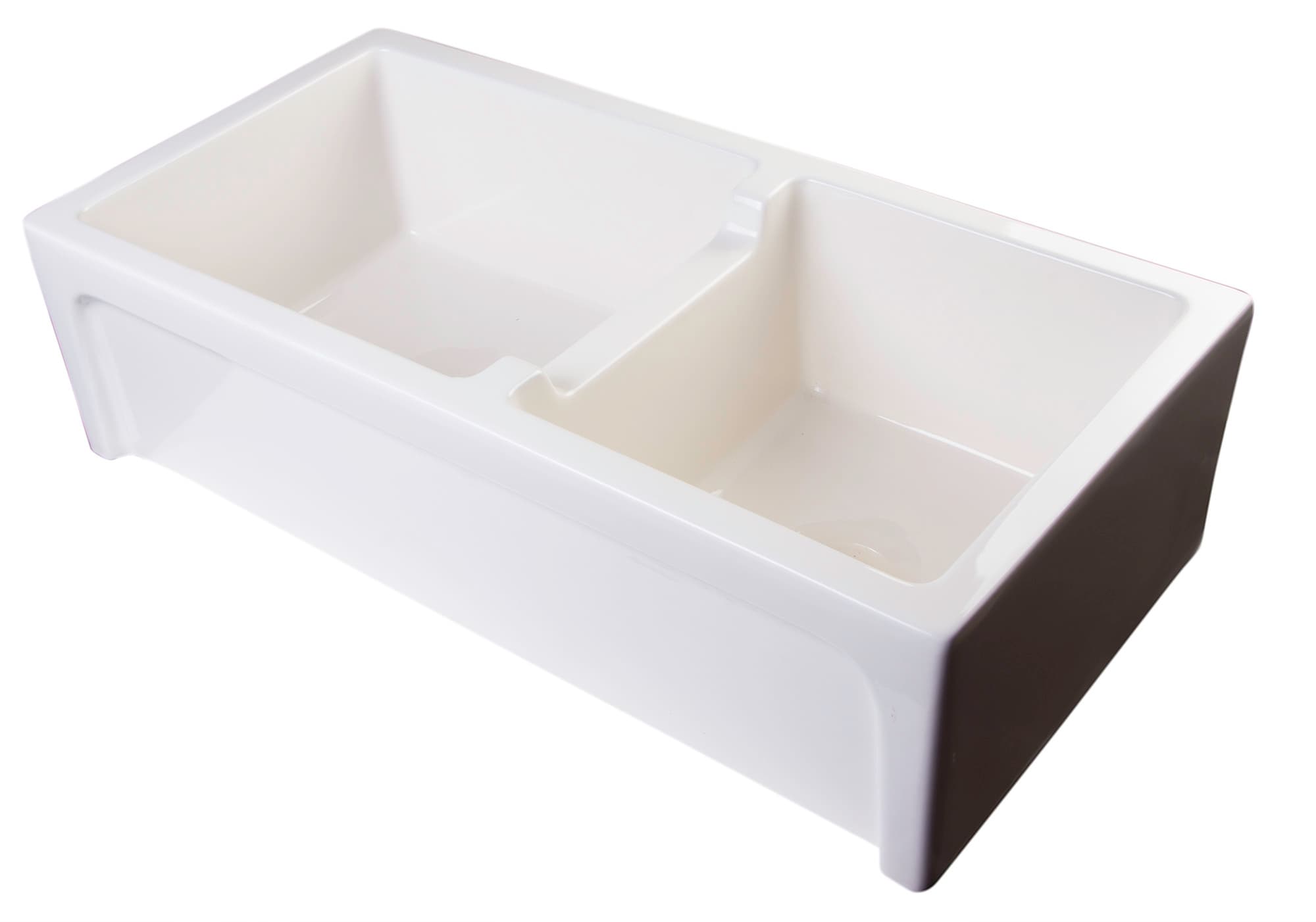 ALFI AB3618ARCH Arched Apron Fireclay Farm Kitchen Sink - image 1