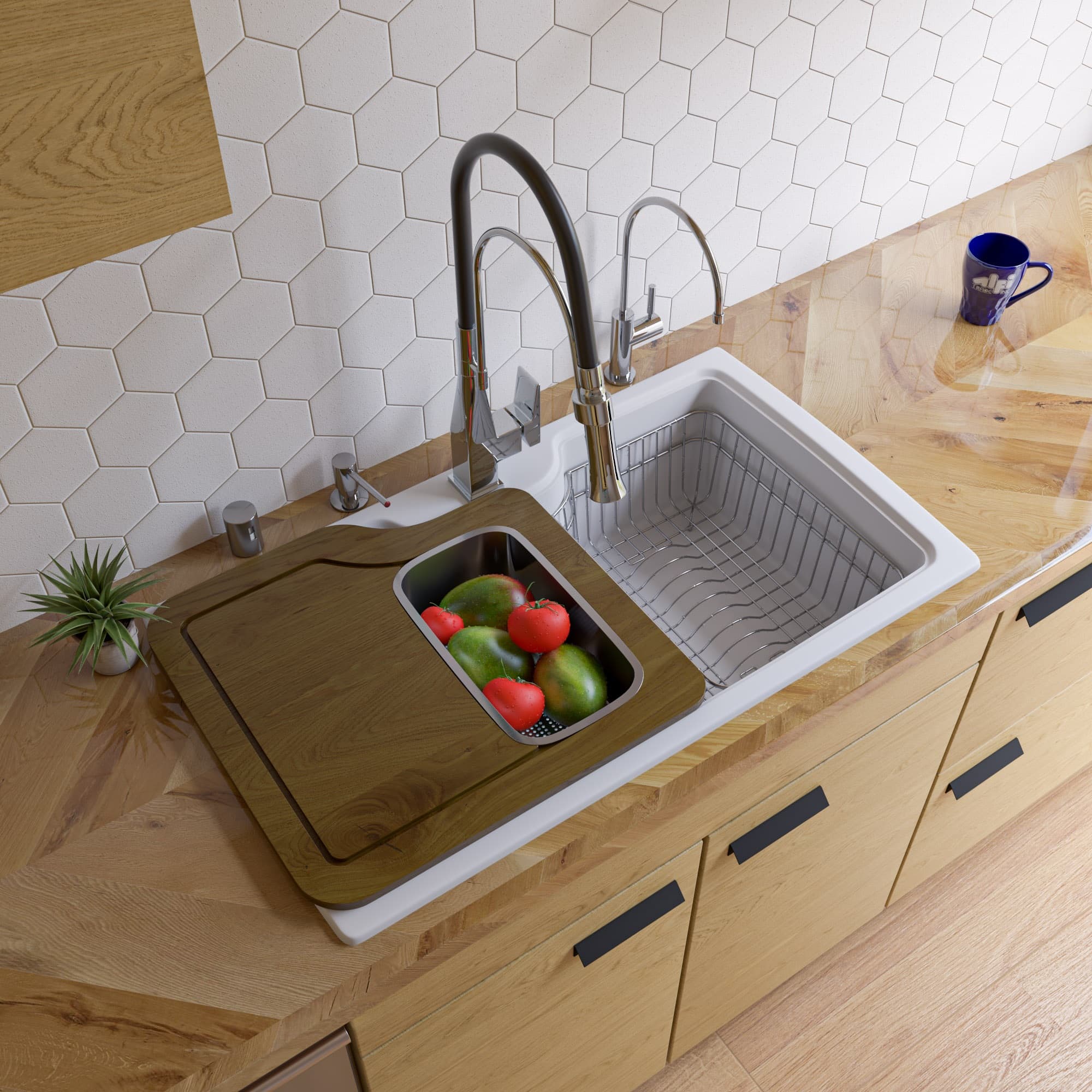 ALFI AB60SSC Stainless Steel Colander - image 2