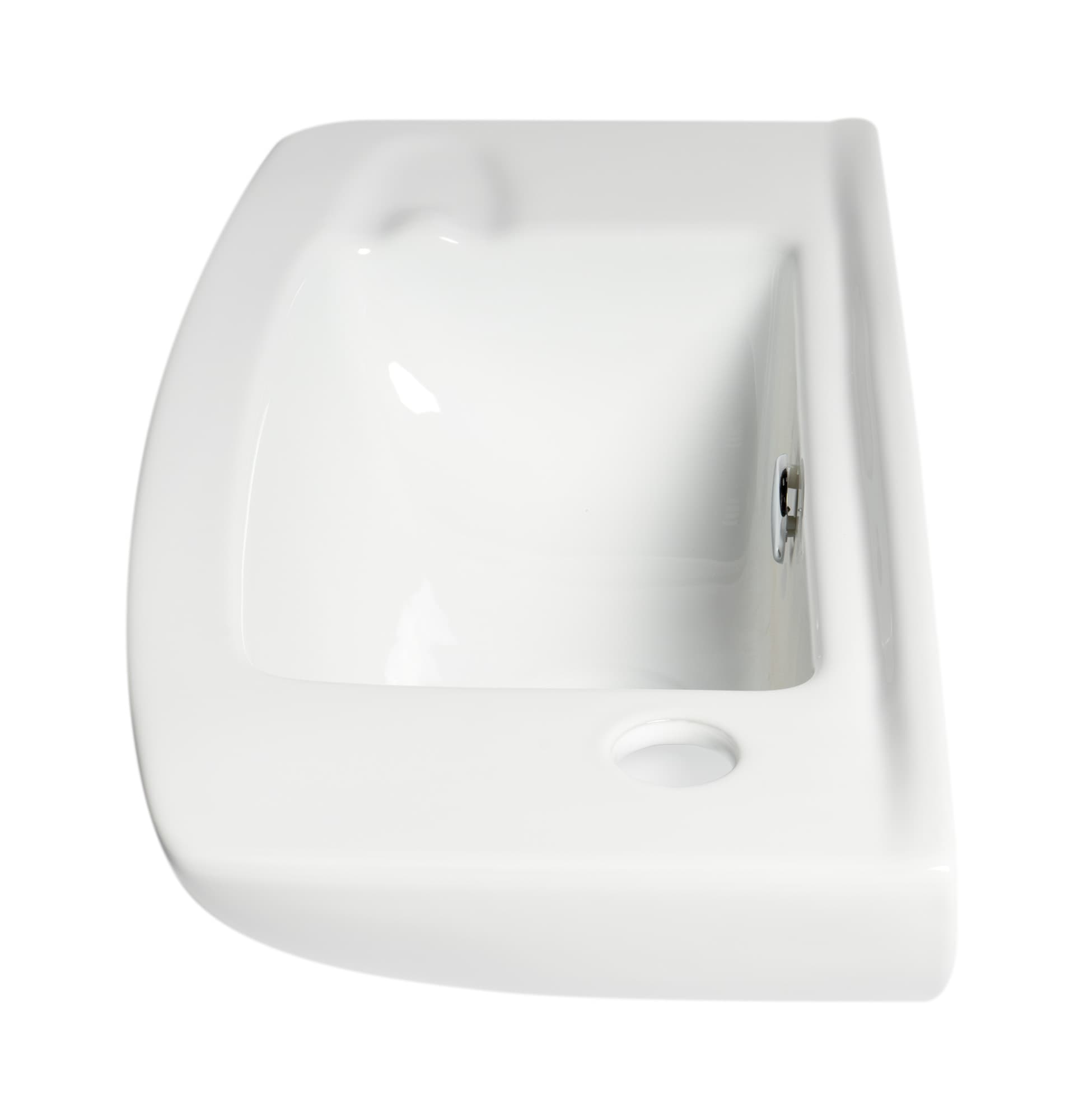 ALFI ABC115 20" White Ceramic Wall Mounted Bathroom Sink - image 4