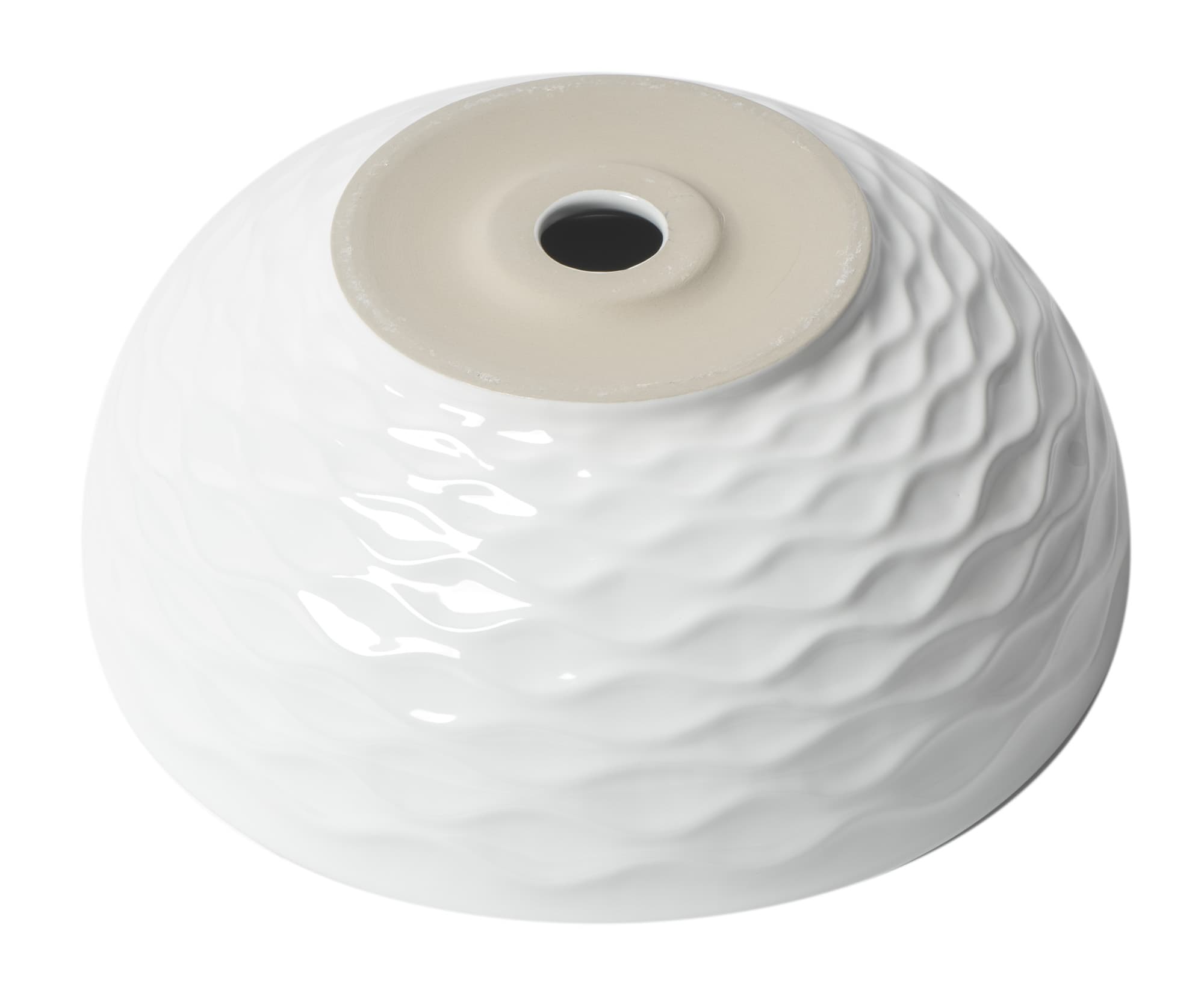 ALFI ABC909 White 17" Round Ceramic Vessel Sink - image 3