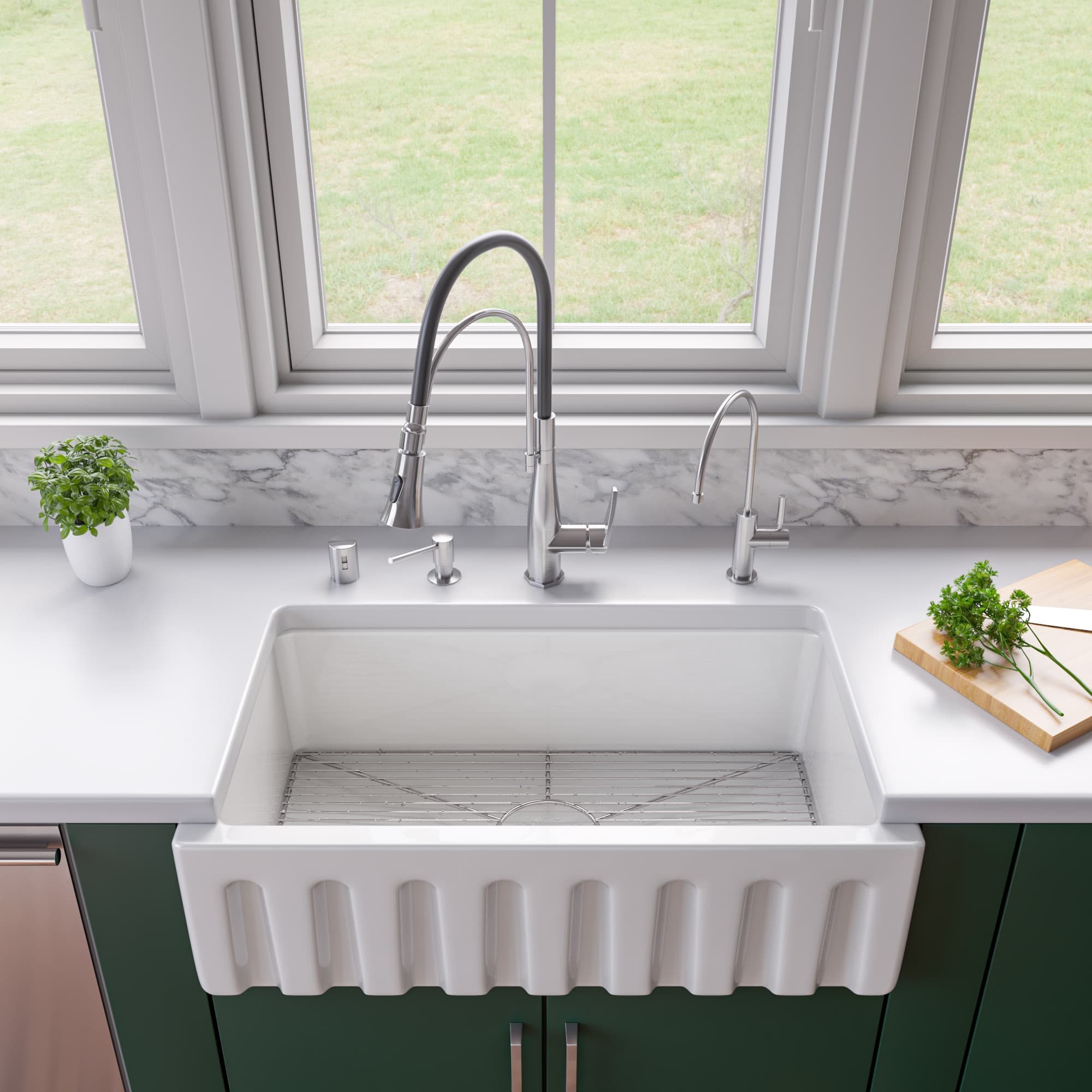 ALFI AB3318SB Stainless Steel Kitchen Sink Grid - image 4