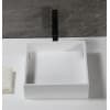 ALFI ABRS14S 14" Square White Matte Resin Bathroom Sink - image 3