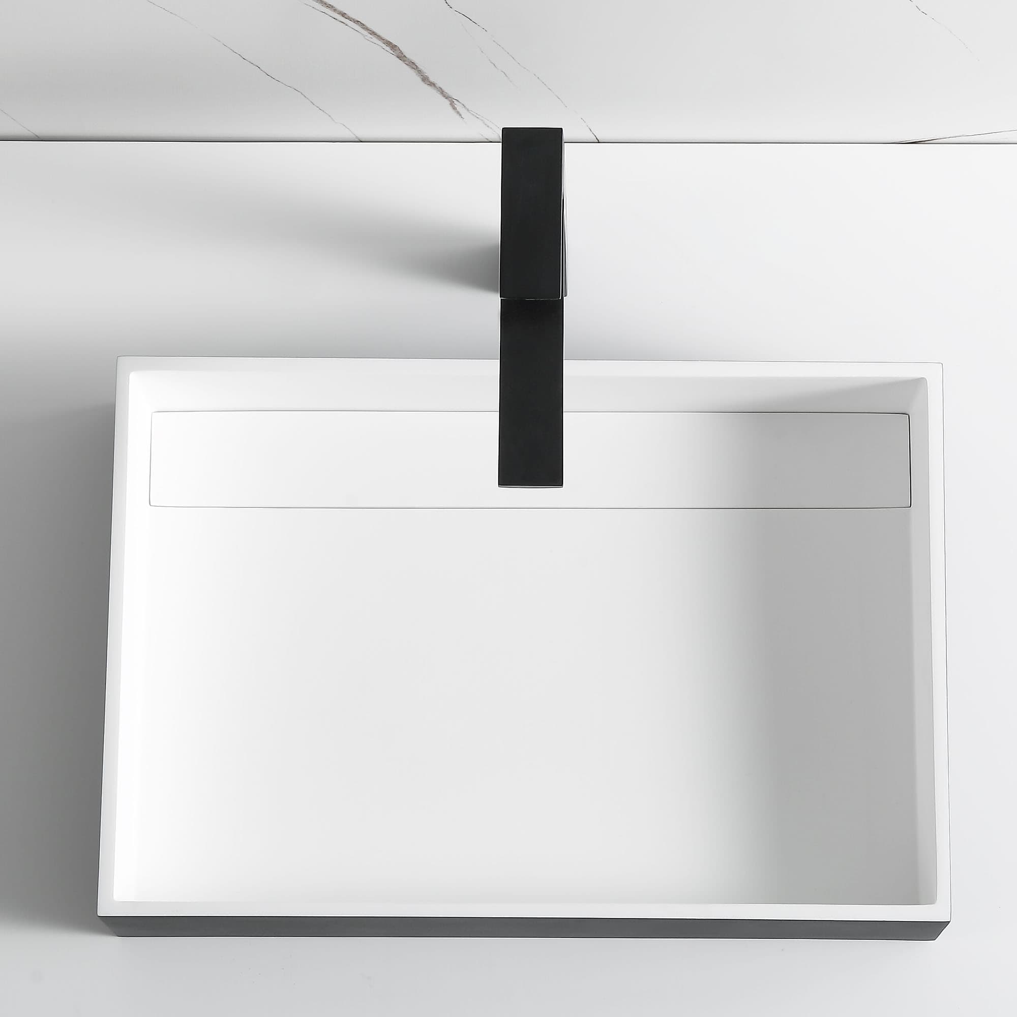 ALFI ABRS2014BM Black Matte Solid Surface Resin Bathroom Sink - image 6