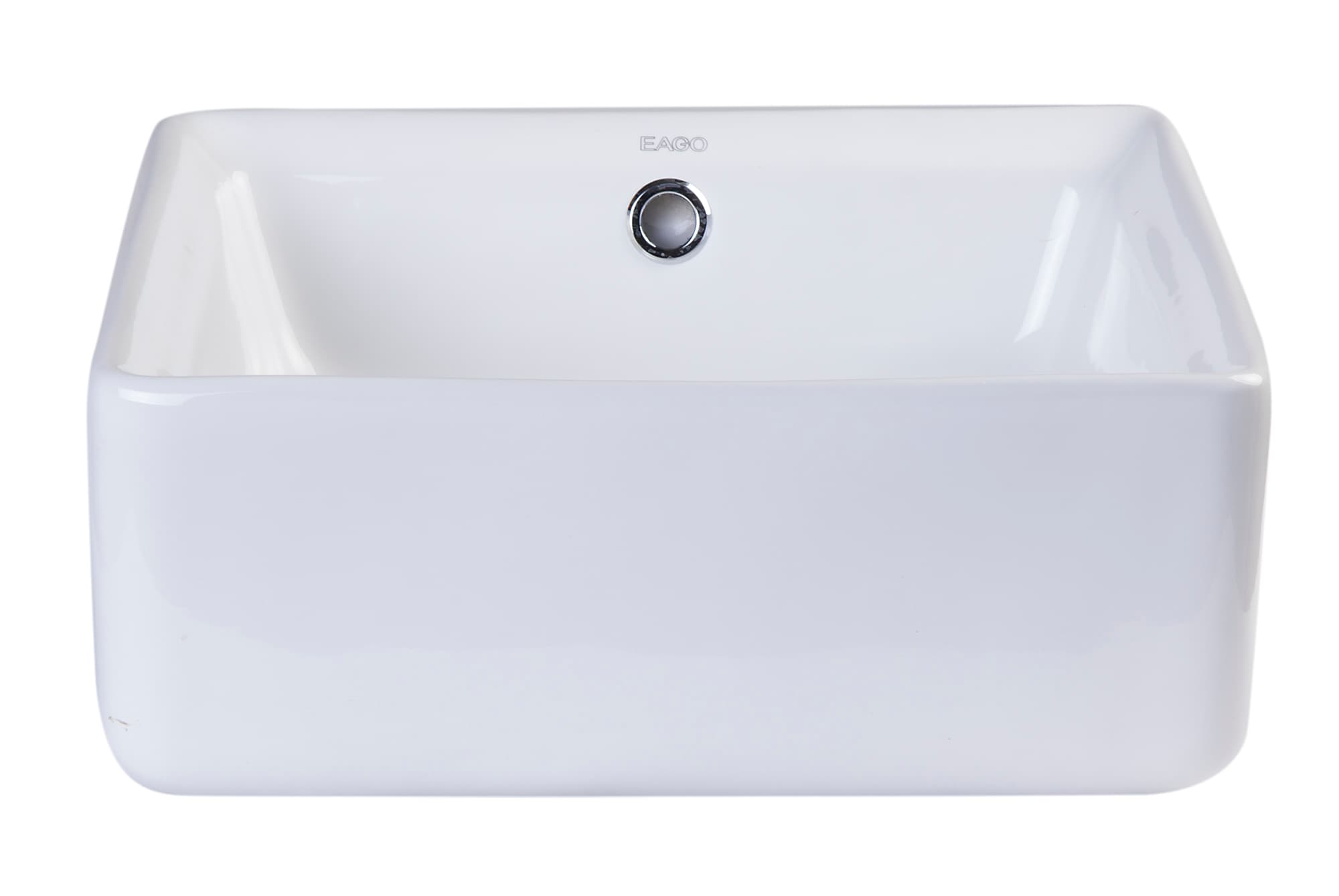 EAGO BA130 15" Square Ceramic Vessel Bathroom Sink - image 2