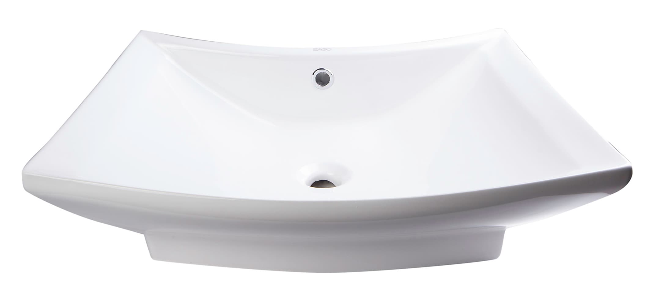 EAGO BA142 28" Rectangular Porcelain Vessel Bathroom Sink - image 1