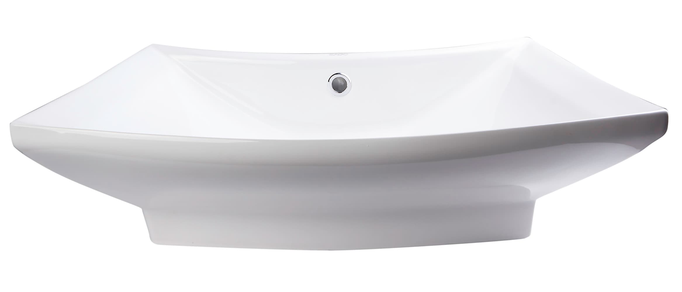 EAGO BA142 28" Rectangular Porcelain Vessel Bathroom Sink - image 3