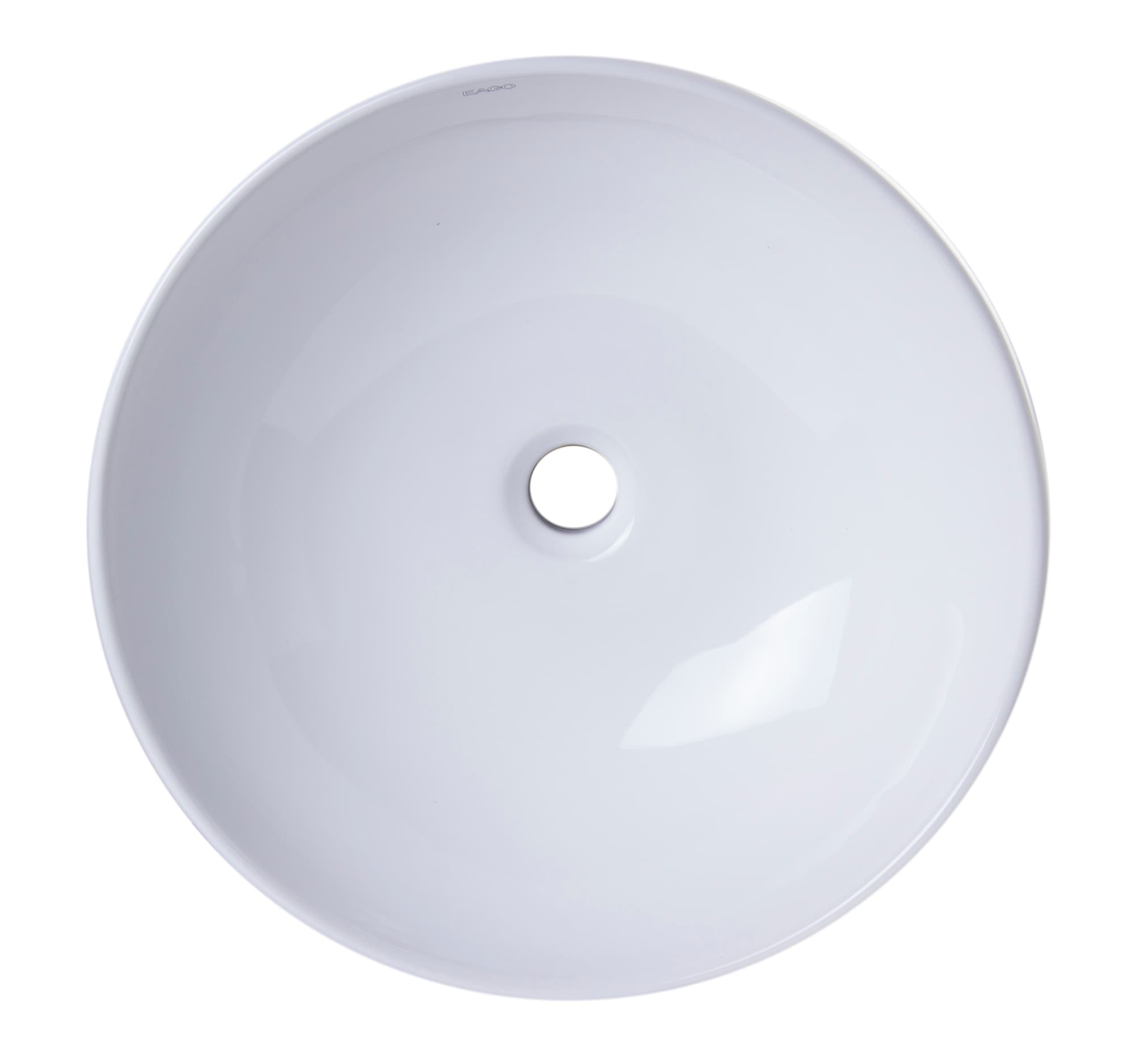 EAGO BA351 18" Round Ceramic Above Mount Bathroom Sink - image 6