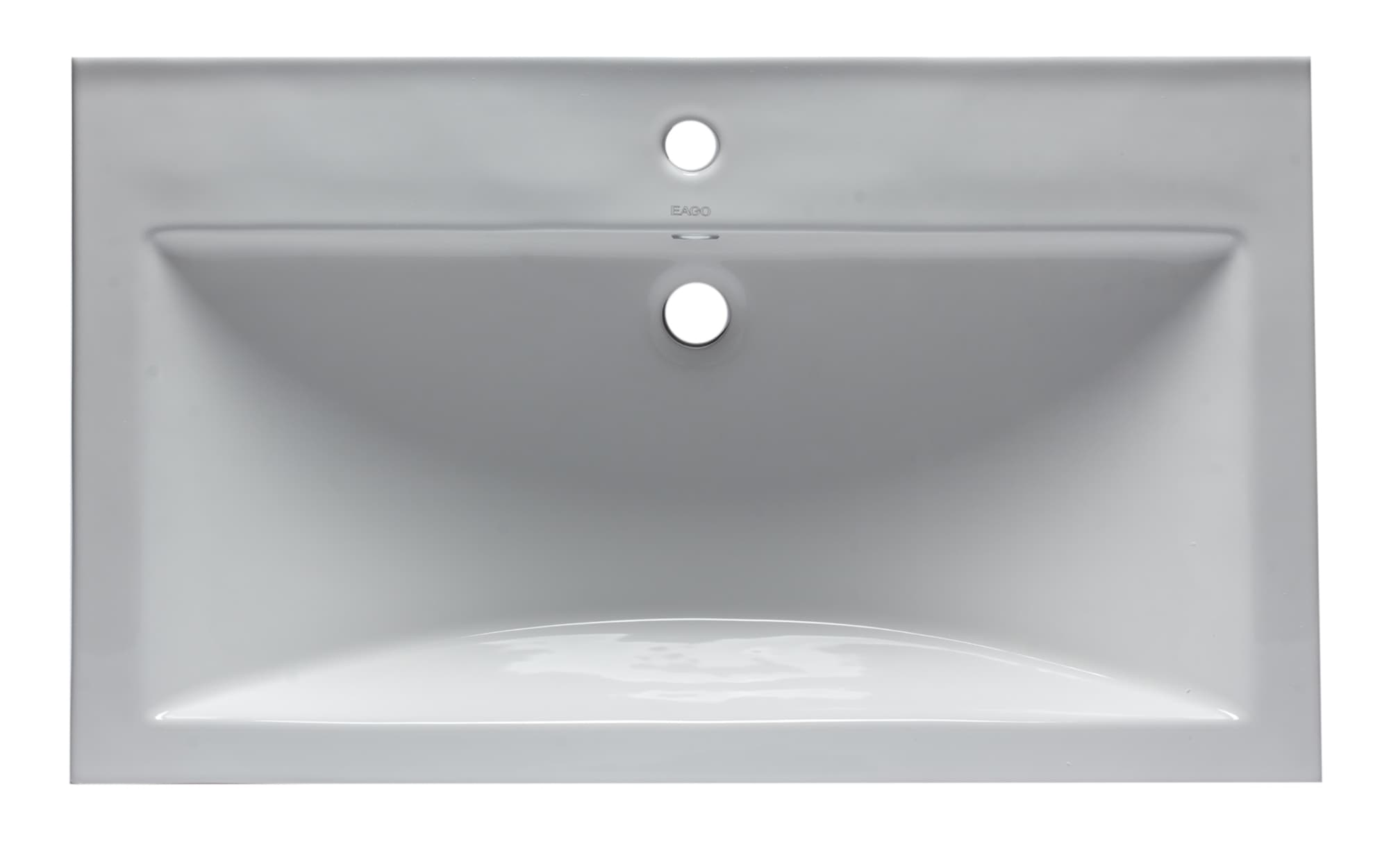 EAGO BH001 Ceramic Rectangular Drop-In Bathroom Sink - image 4