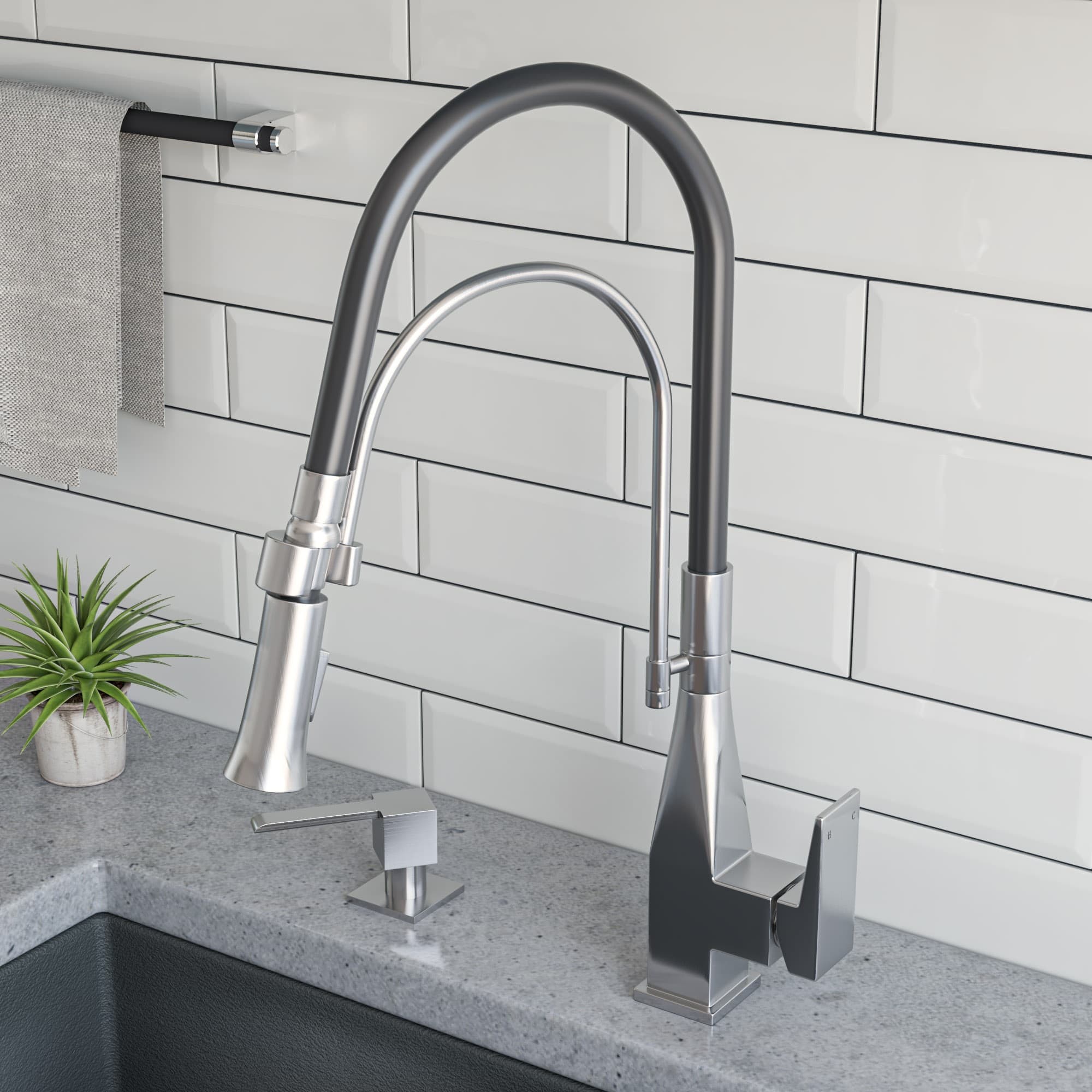 ALFI ABKF3023 Square Kitchen Faucet - image 1