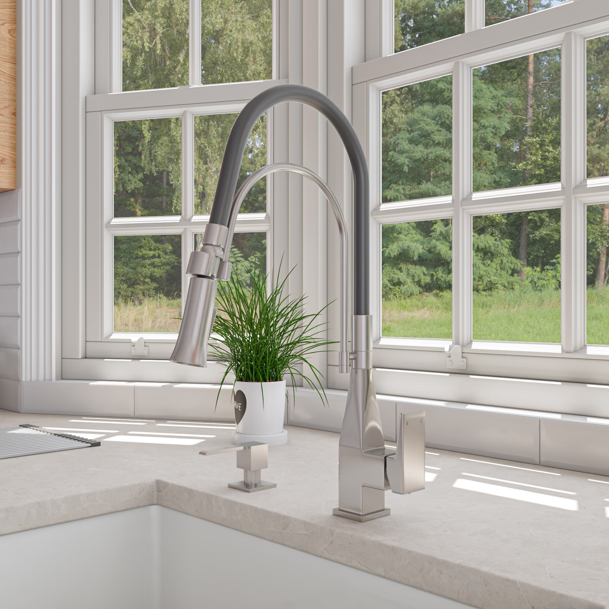 ALFI ABKF3023 Square Kitchen Faucet - image 4
