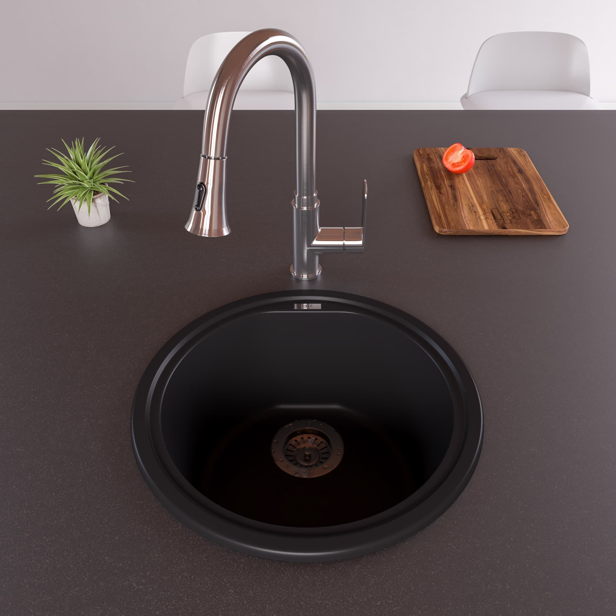 ALFI ABKF3480 Gooseneck Pull Down Kitchen Faucet - image 2