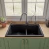 ALFI ABKF3889 Square Gooseneck Pull Down Kitchen Faucet - image 3