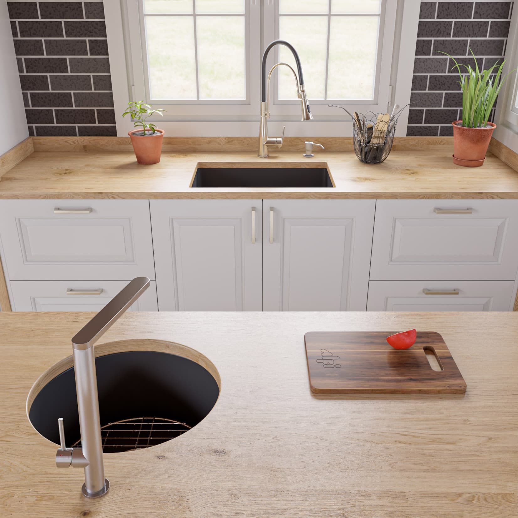 ALFI ABF2718UD Fireclay Kitchen Sink - image 7