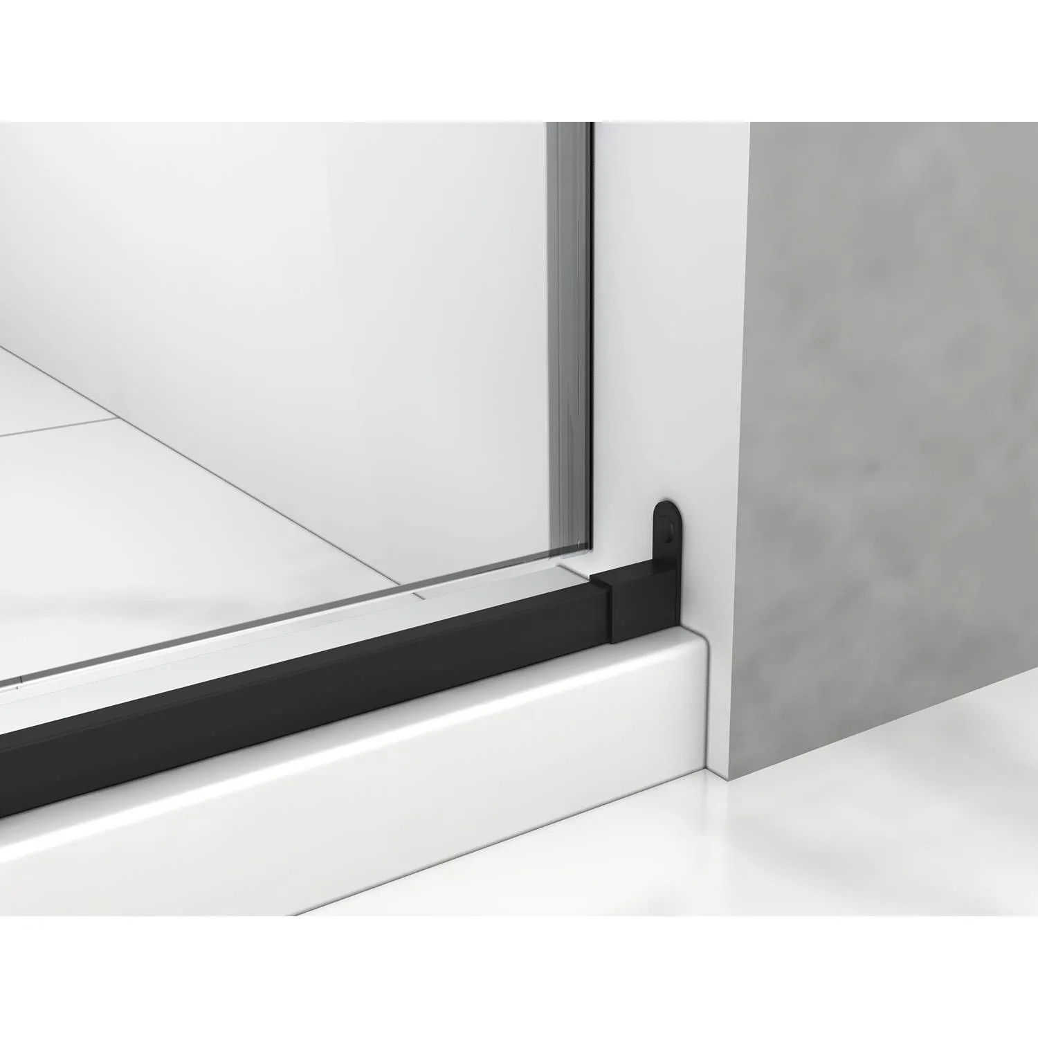 Legion Furniture 46-48 Inch Single Sliding Frameless Shower Door - image 6