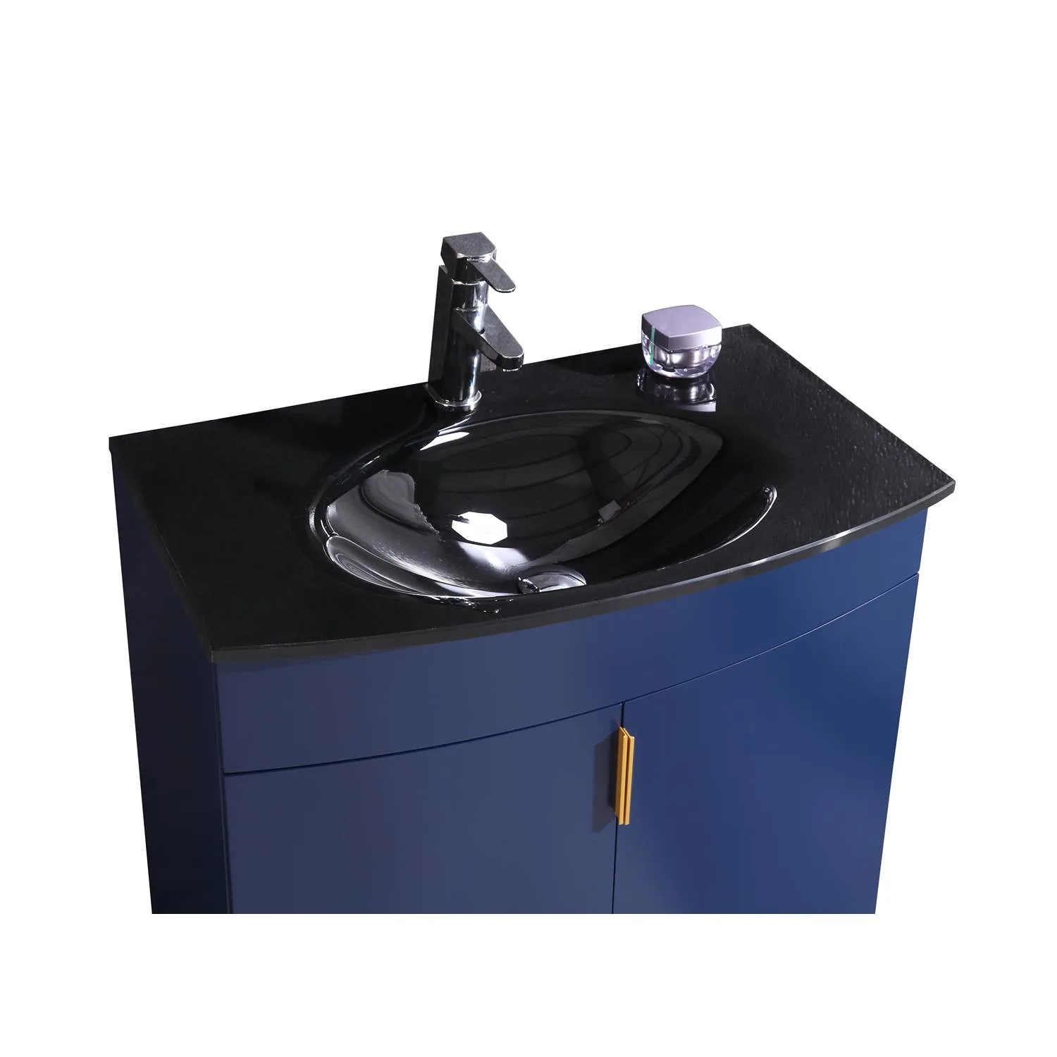 Legion Furniture 30 Inch Tempered Glass Top and Sink Vanity Cabinet - image 3