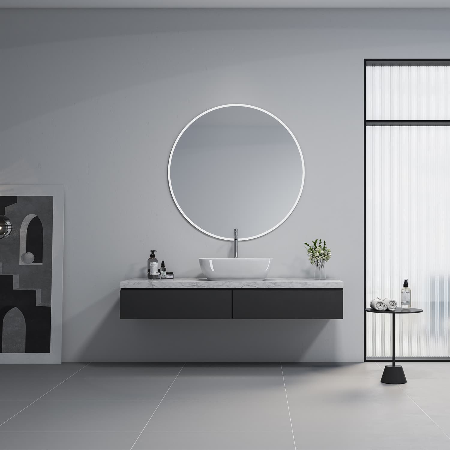 Altair Tahoe Oval Ceramic Bathroom Vanity Sink - image 9