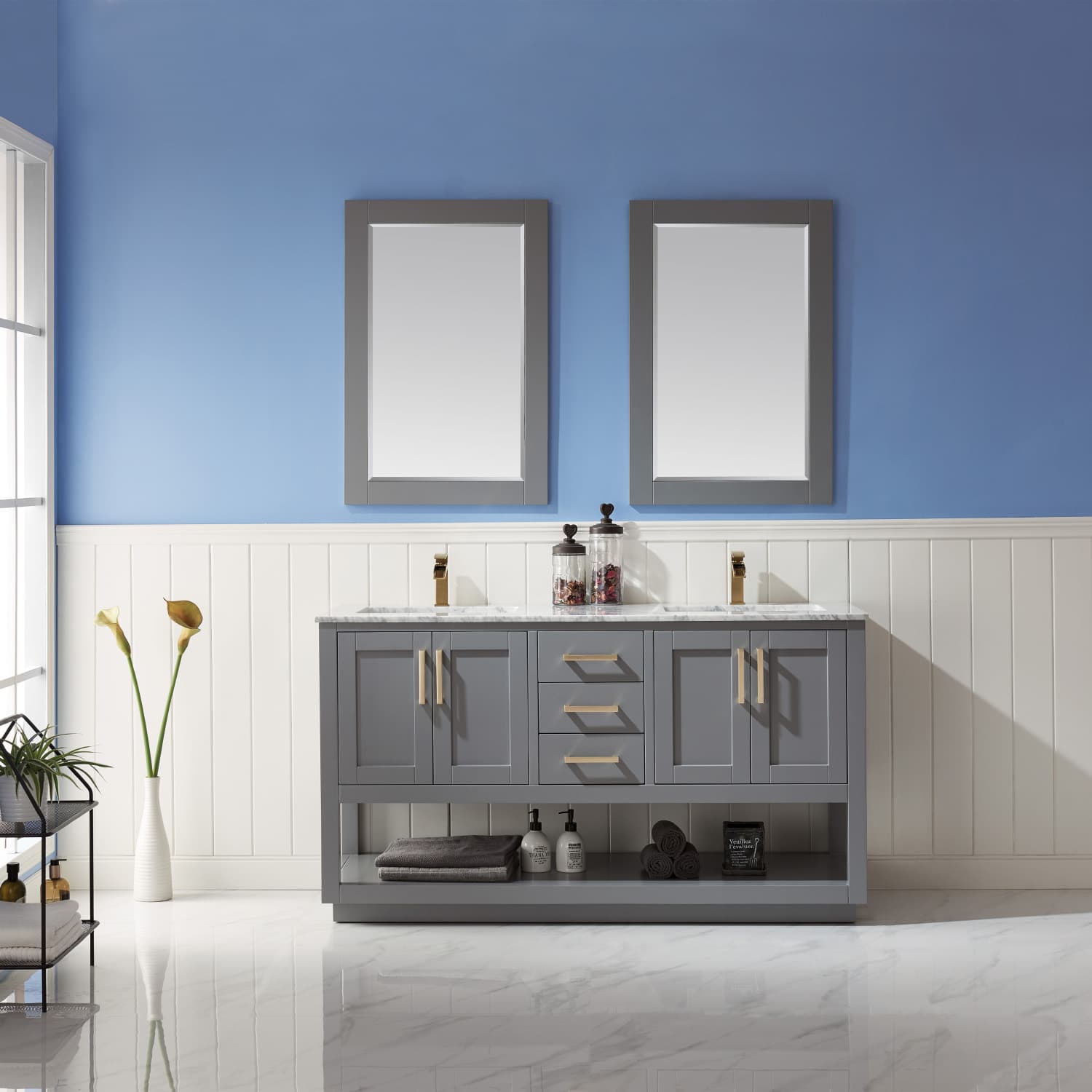 Altair Remi 60 Double Bathroom Vanity - image 2