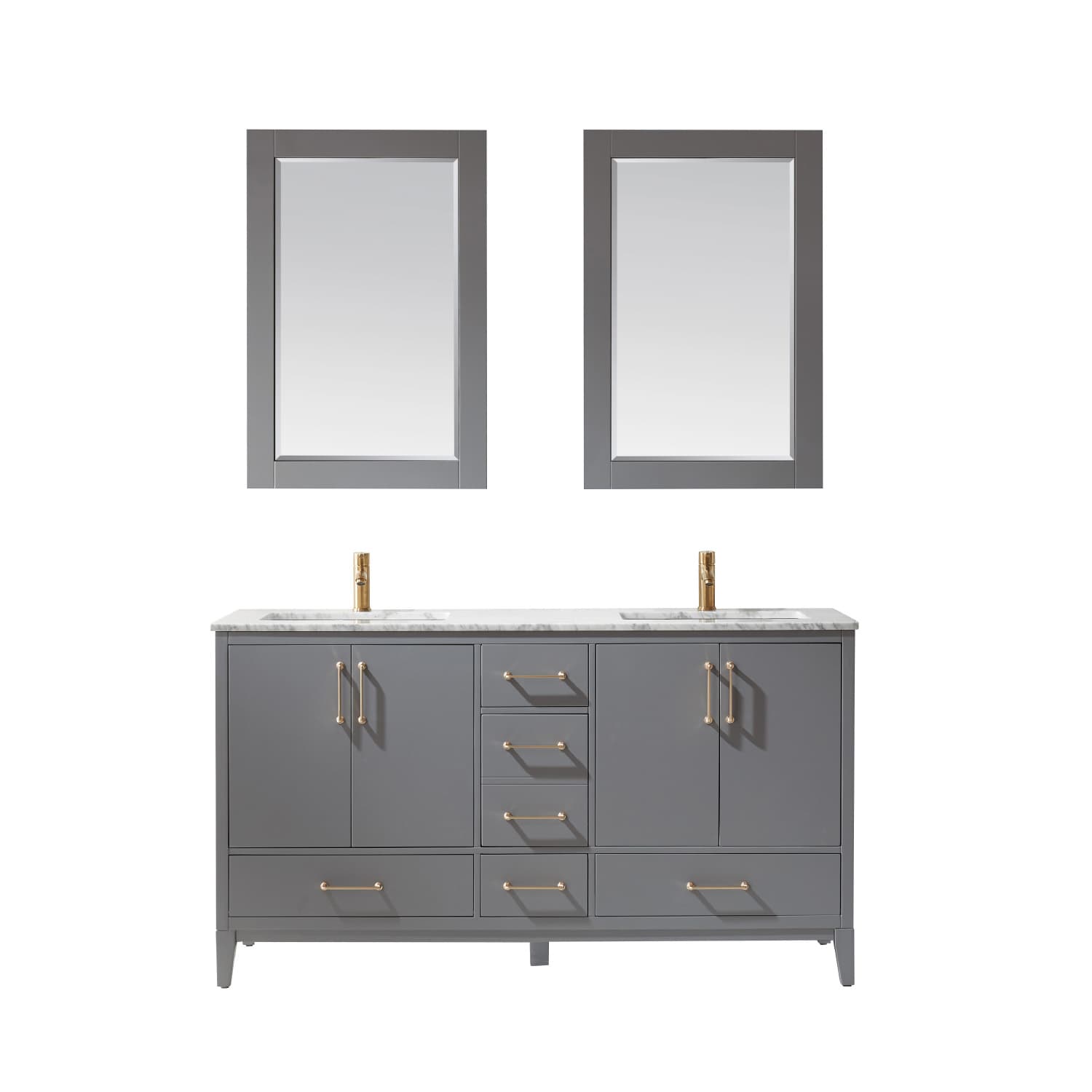 Altair Sutton 60 Double Bathroom Vanity - image 1