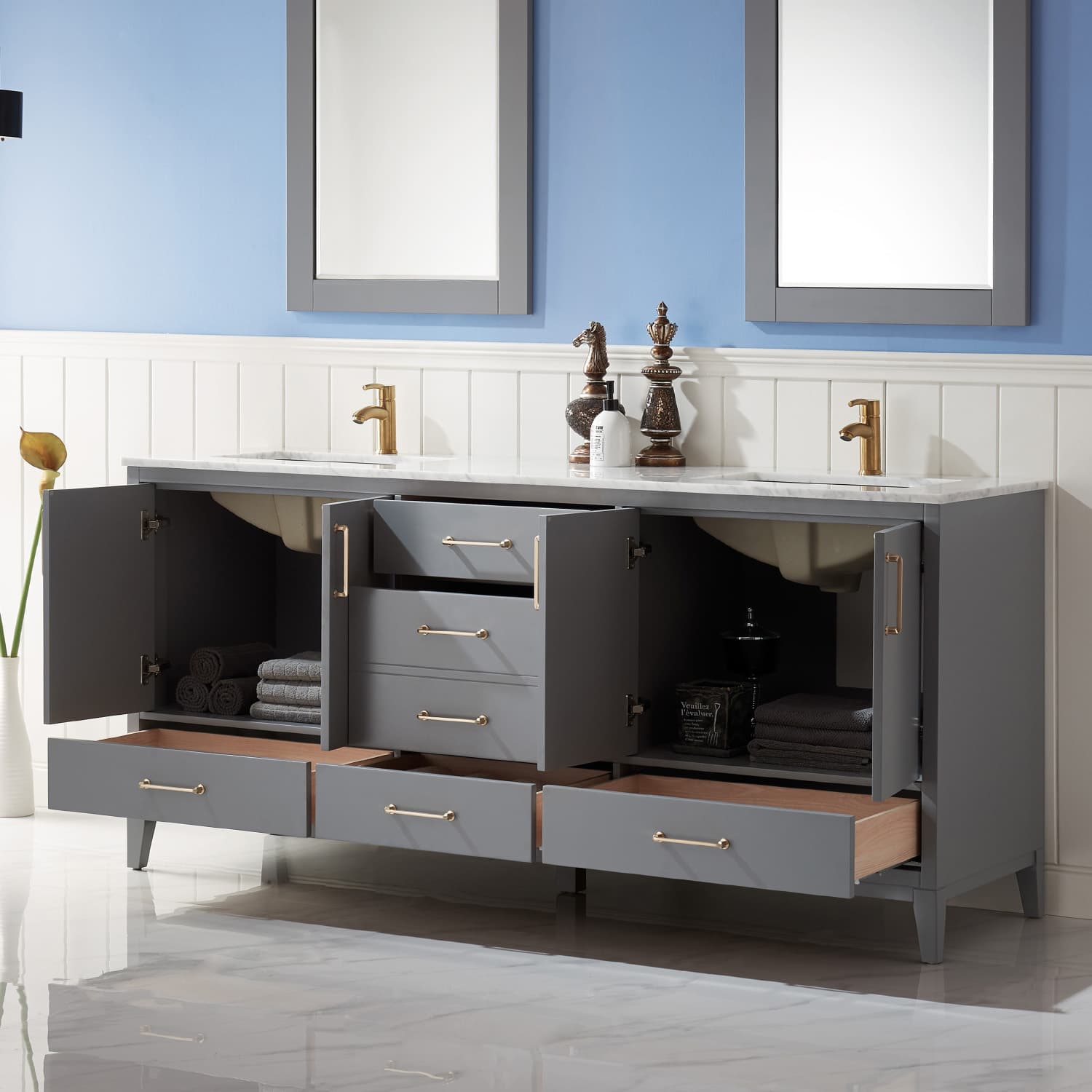Altair Sutton 72 Double Bathroom Vanity - image 7
