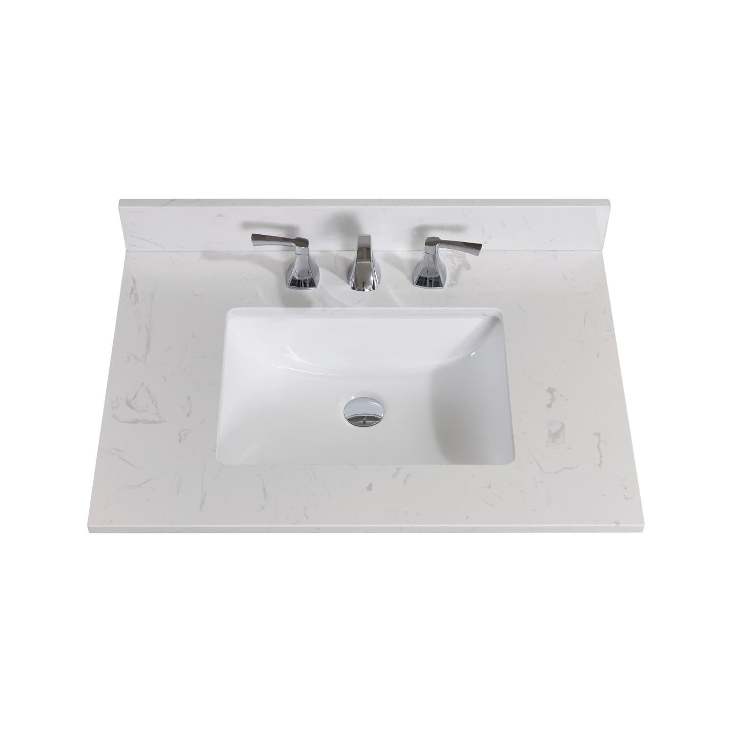 Altair Frosinone Jazz White Bathroom Vanity Top - image 1