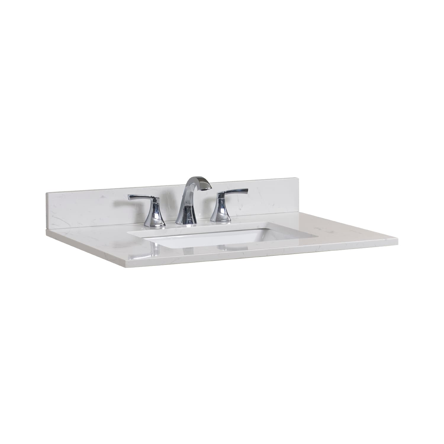 Altair Frosinone Jazz White Bathroom Vanity Top - image 3