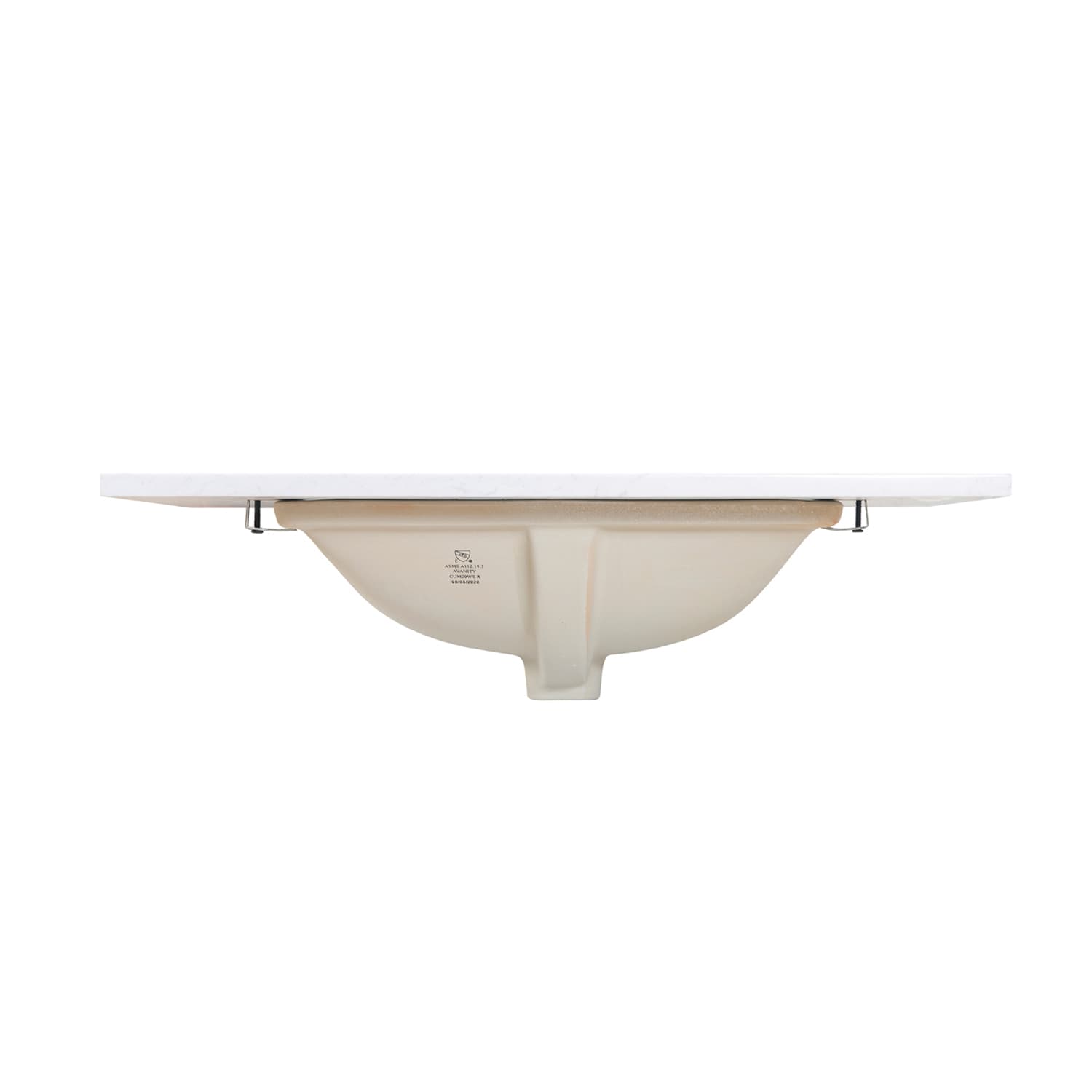 Altair Salerno Aosta White Bathroom Vanity Top - image 4