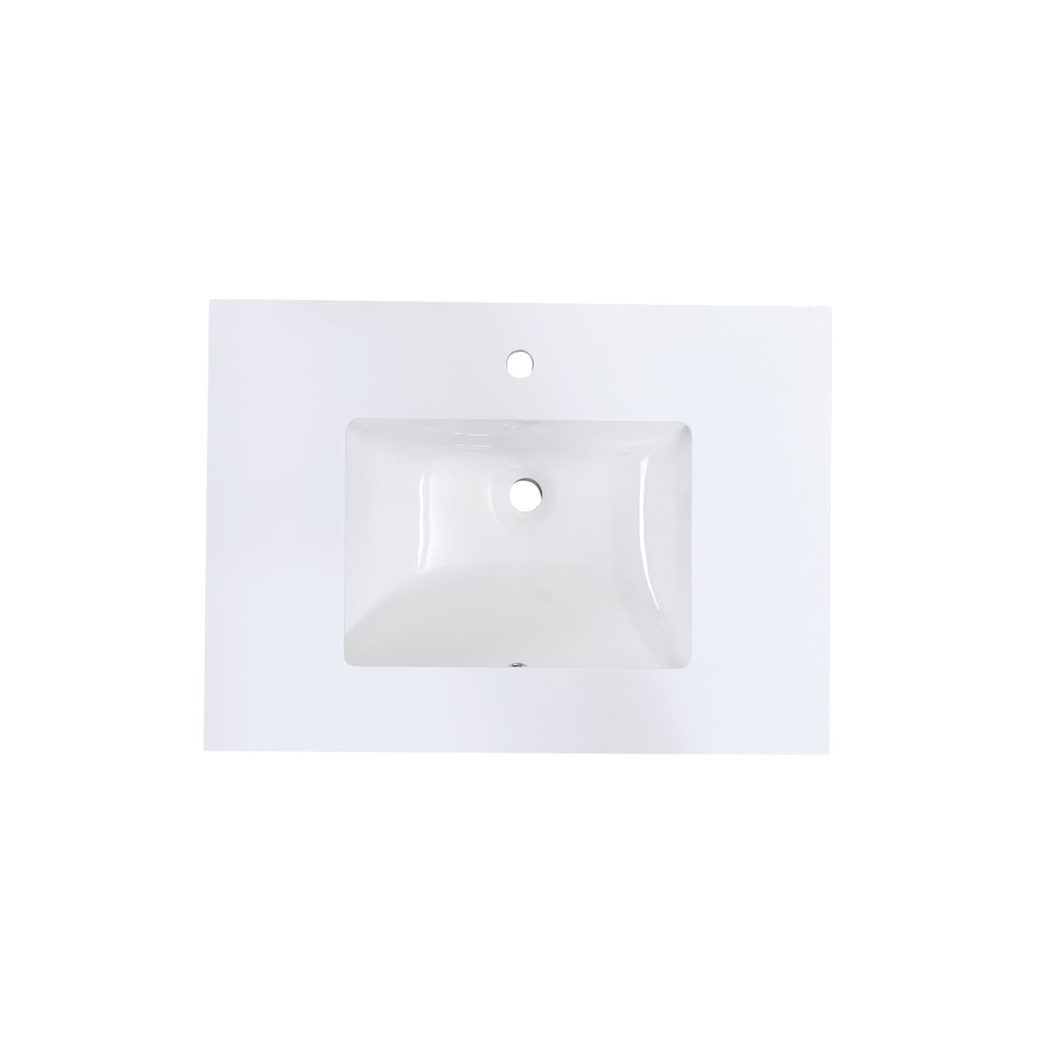 Altair Viterbo Snow White Bathroom Vanity Top - image 3