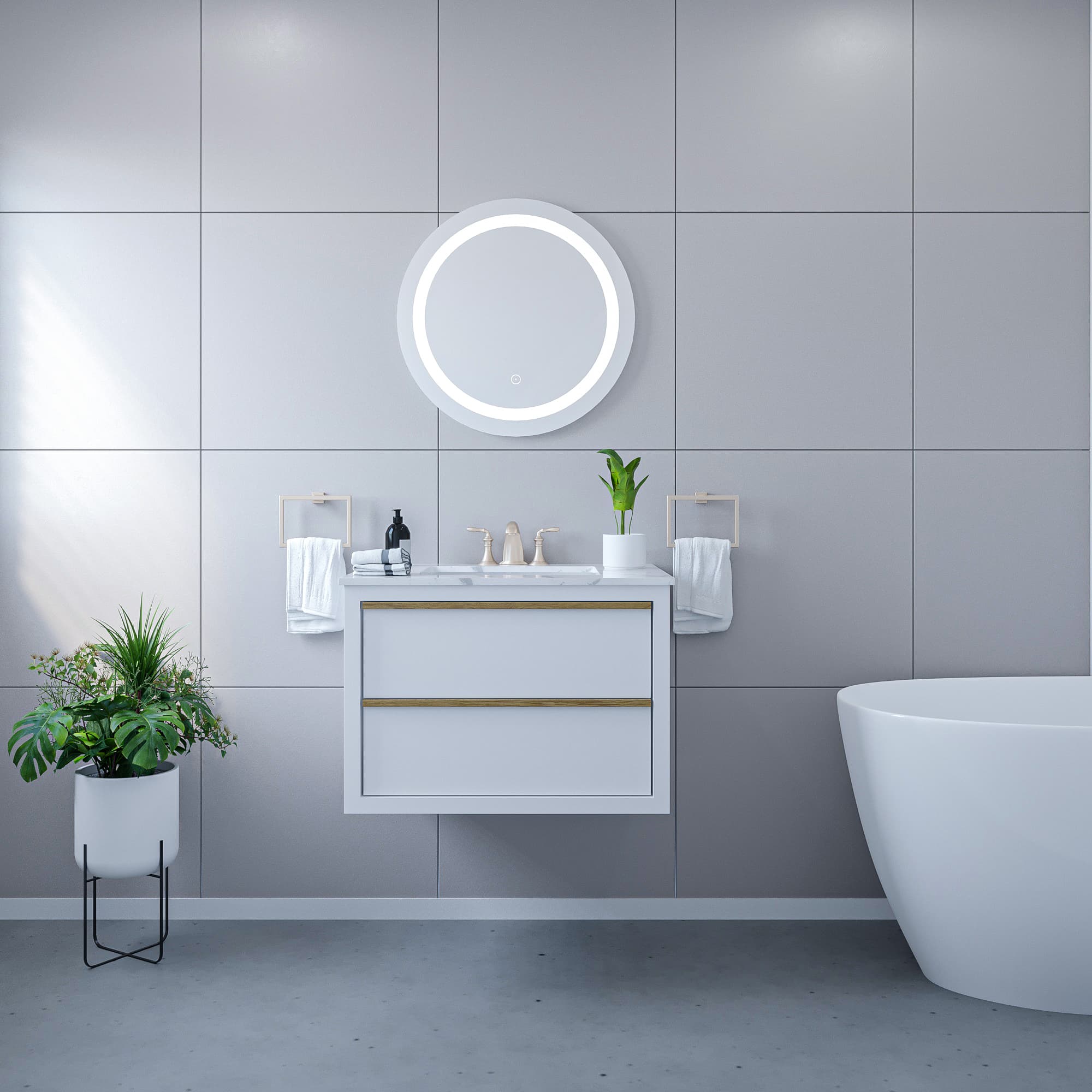 Altair Padova Frameless LED Vanity Mirror - image 9
