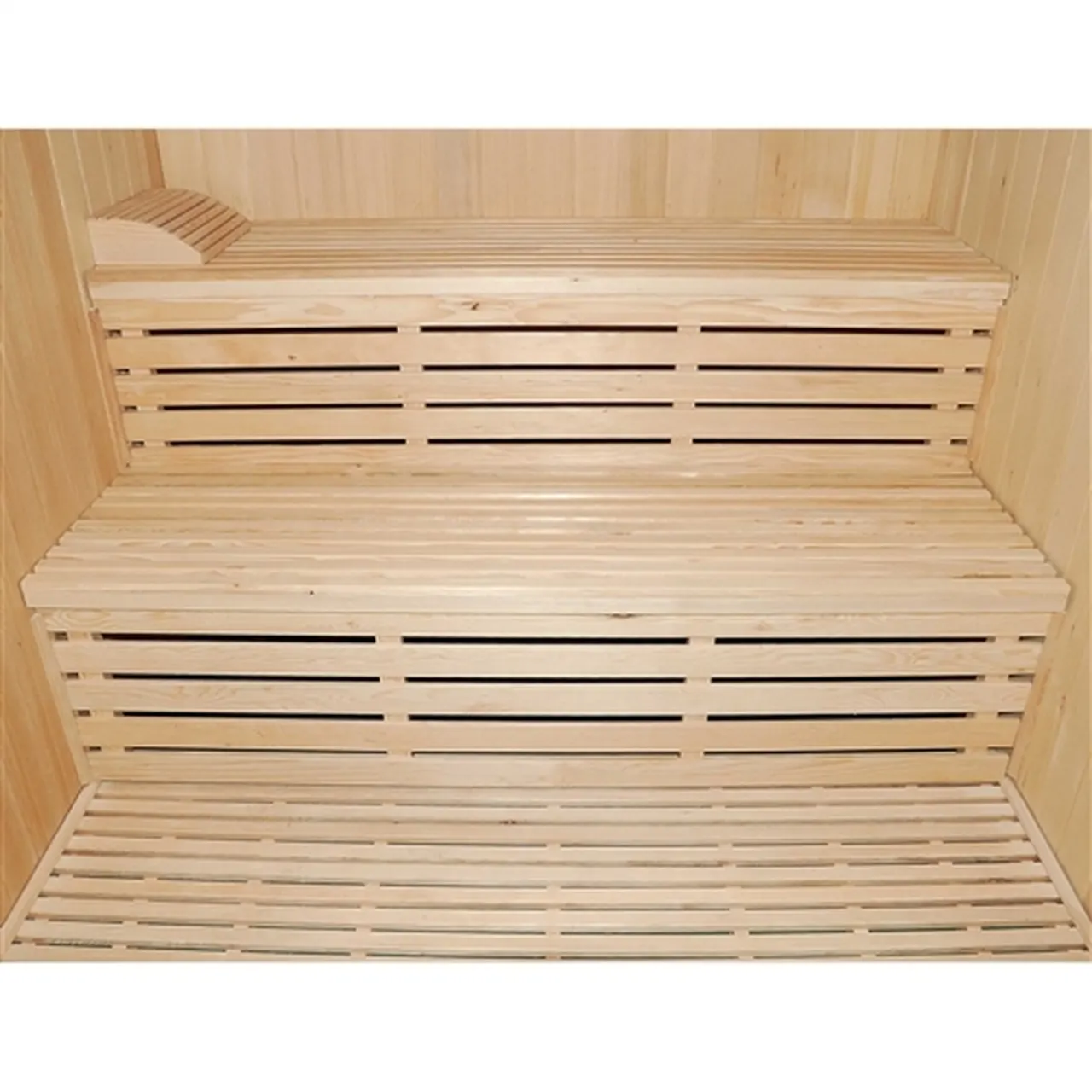 Aleko 4 Person 4.5 kW Canadian Hemlock Indoor Traditional Sauna - image 3