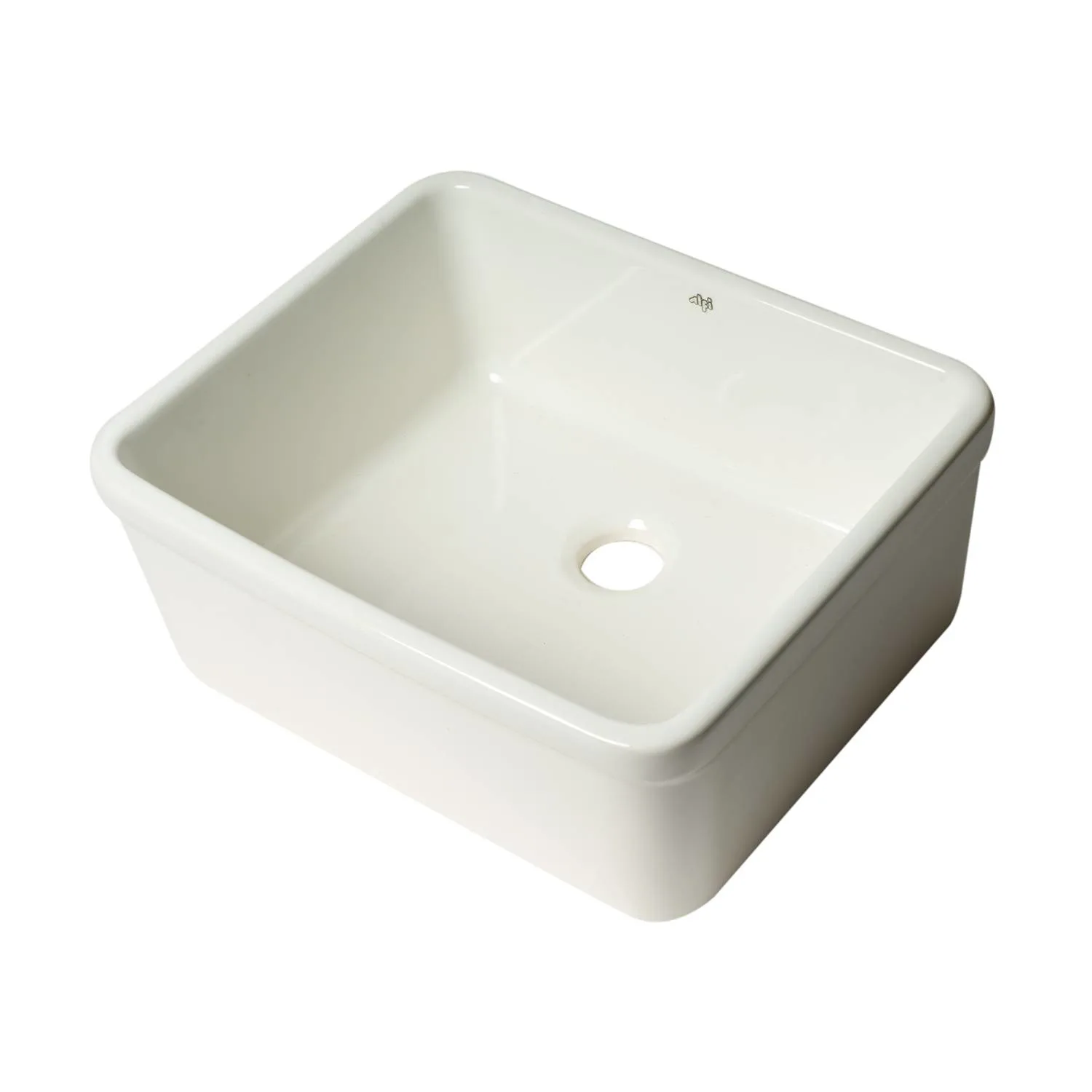 ALFI AB507 20 inch Single Bowl Fireclay Farm Kitchen Sink