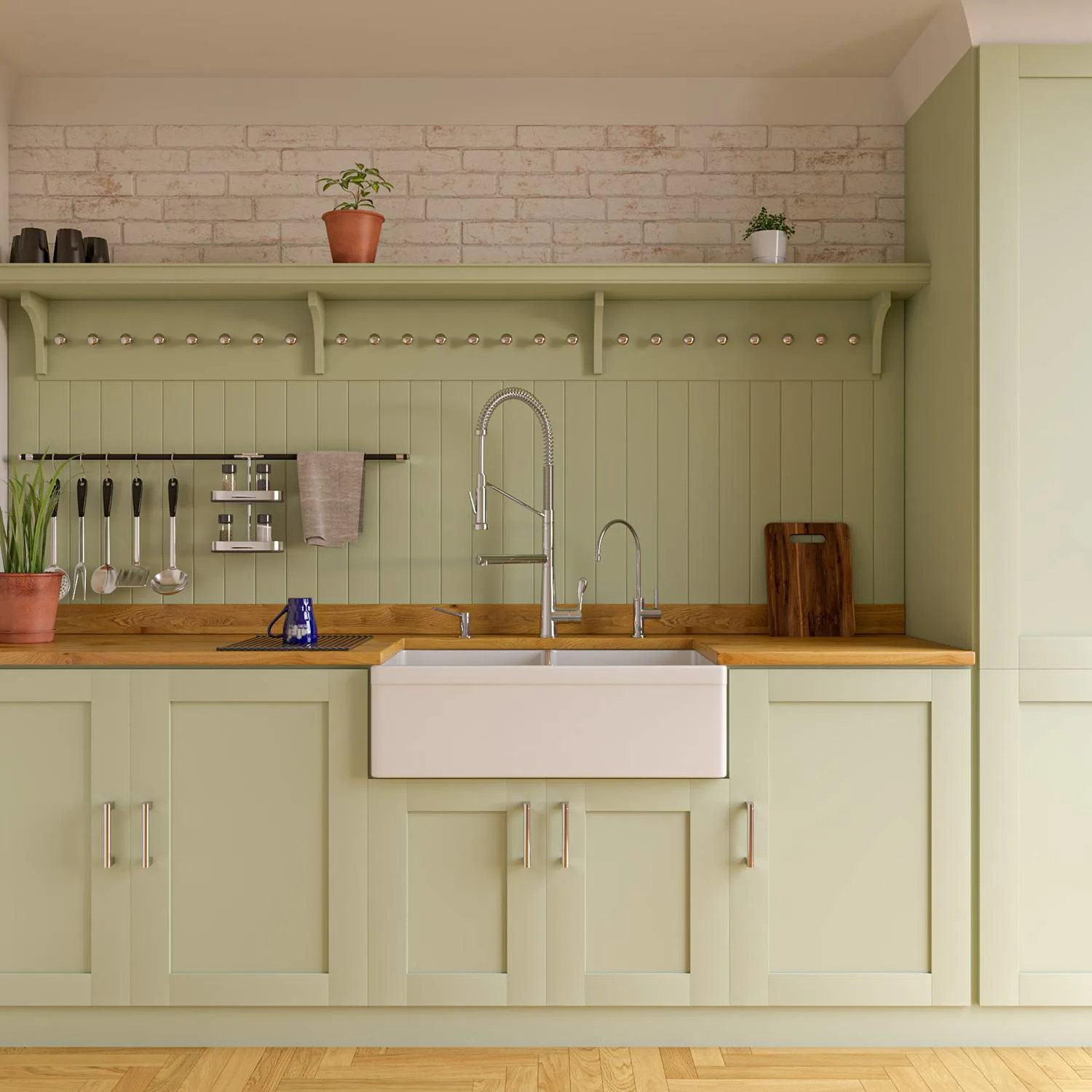 ALFI AB539 32 inch Double Bowl Fireclay Farm Kitchen Sink - image 8