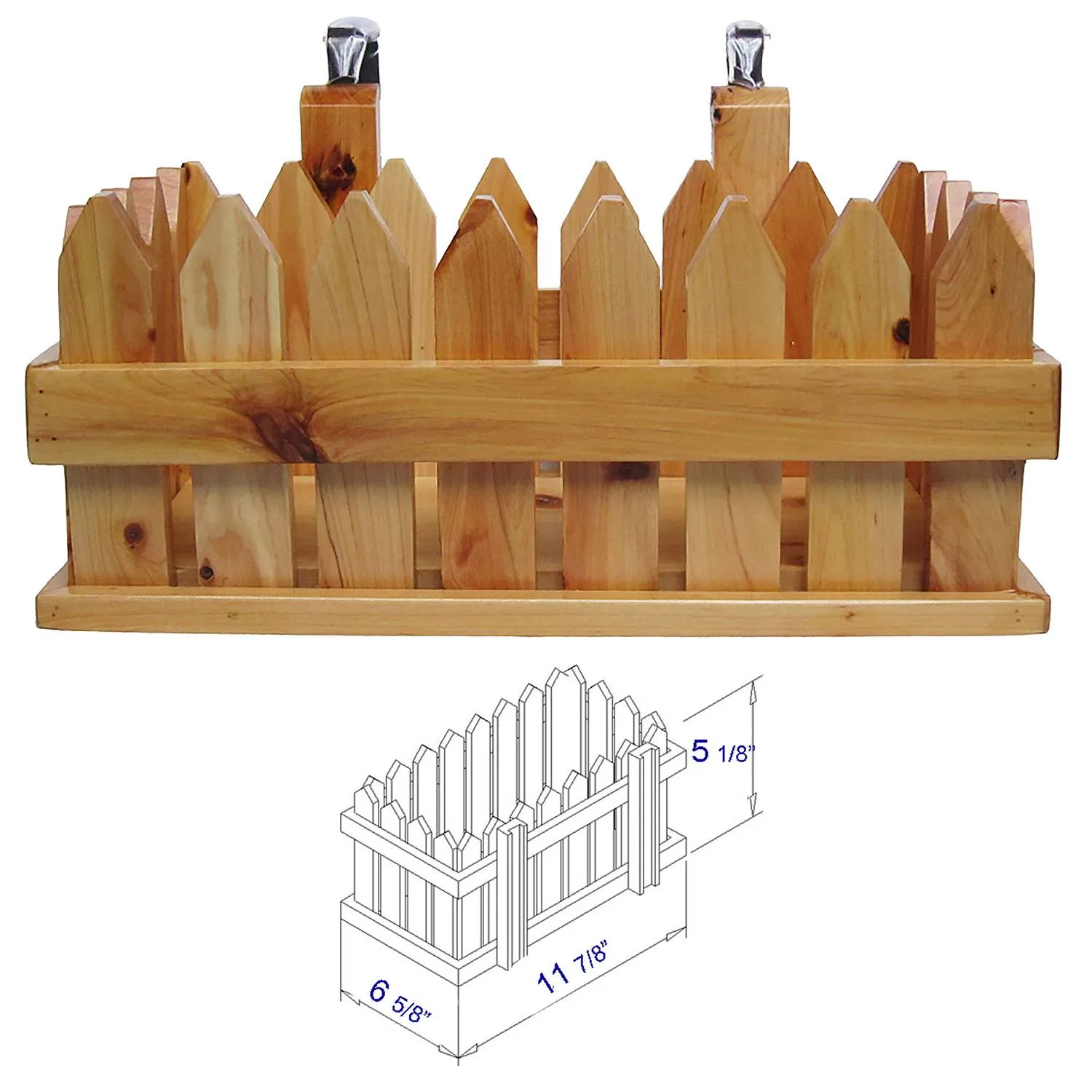 ALFI AB1136 61 inch Cedar Free Standing Bathtub With Chrome Tub Filler - image 11