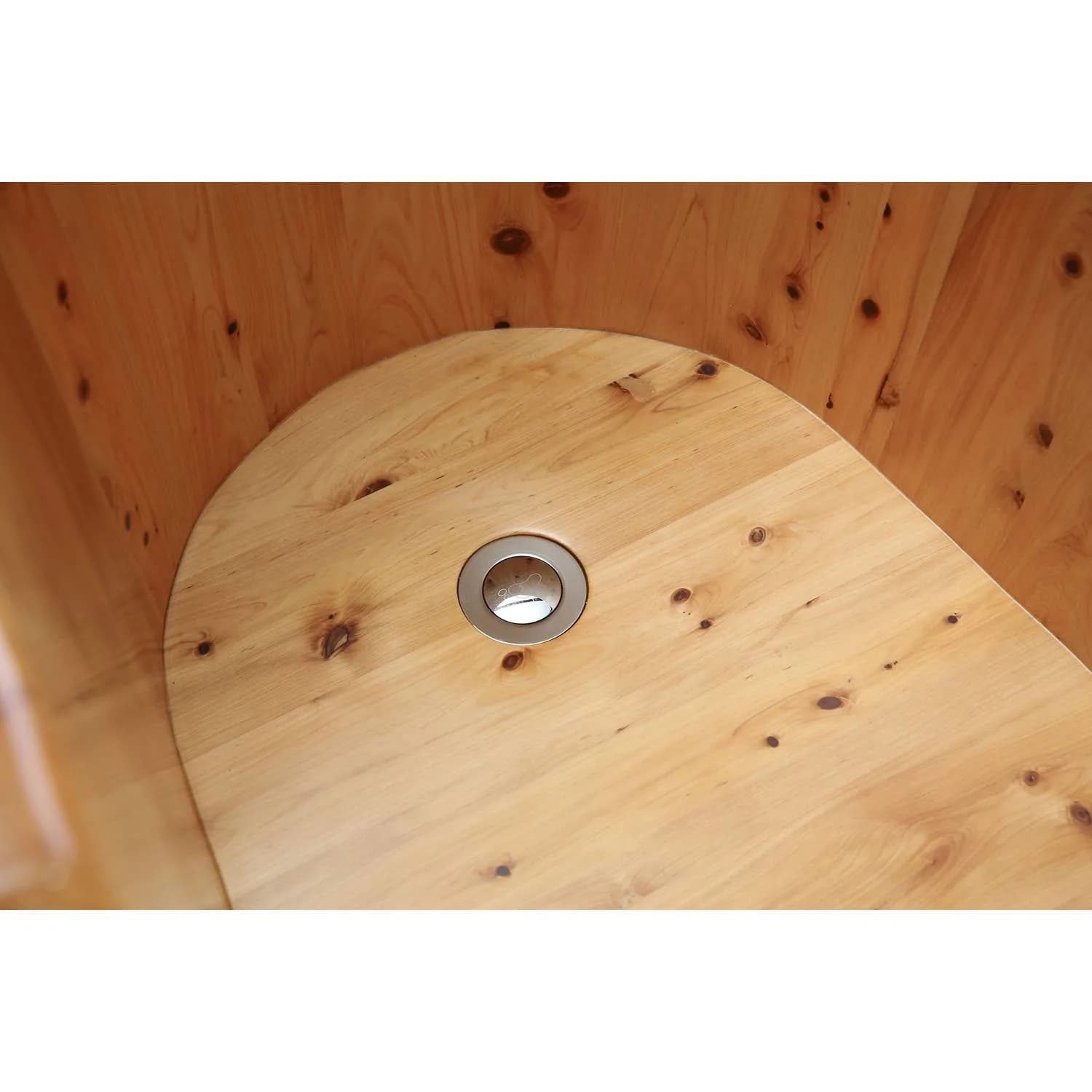 ALFI AB1136 61 inch Cedar Free Standing Bathtub With Chrome Tub Filler - image 10