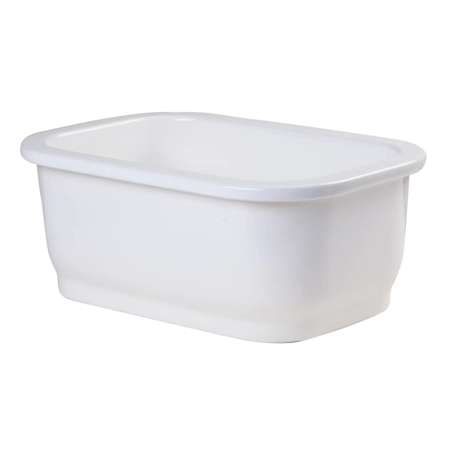 ALFI AB1218 Rectangular Fireclay Undermount /Drop-in Prep Kitchen Sink