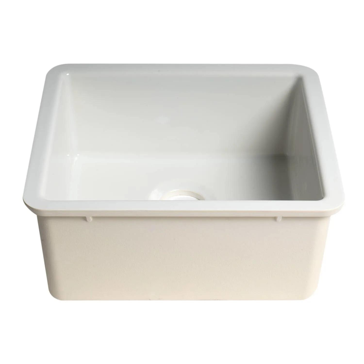ALFI AB2017 20 inch Single Bowl Fireclay Undermount Kitchen Sink - image 2
