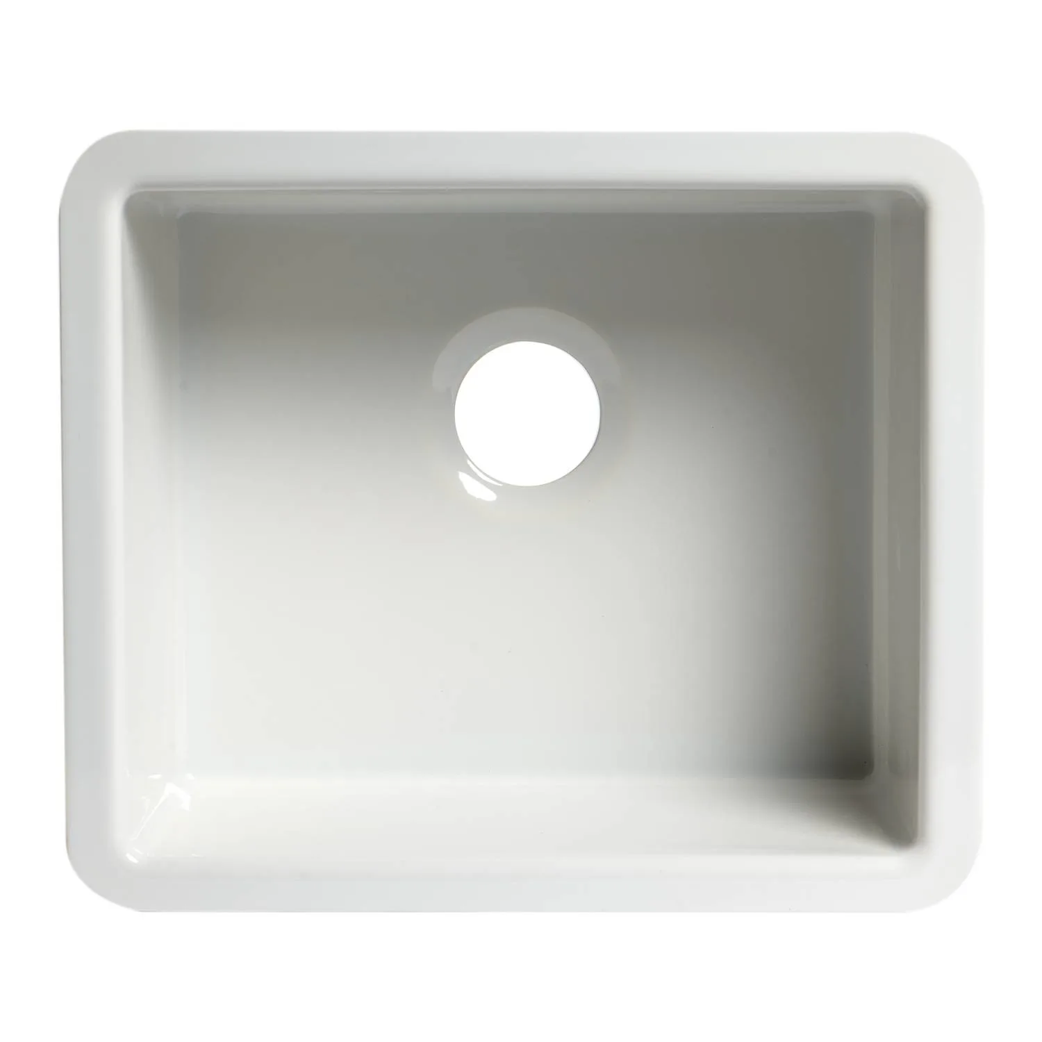 ALFI AB2017 20 inch Single Bowl Fireclay Undermount Kitchen Sink - image 5